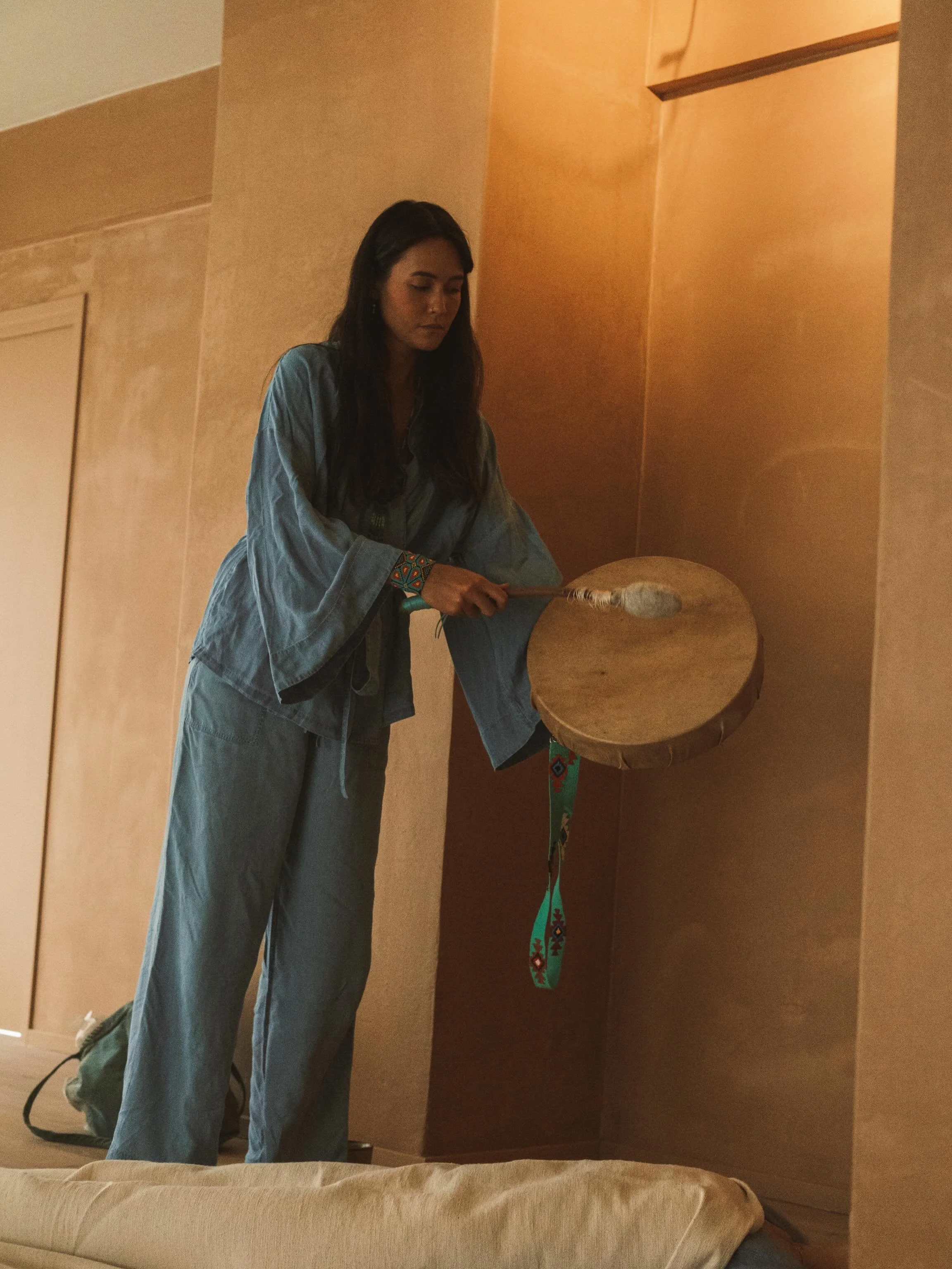 There is something very special that happens when we take time to put away our phones, sit together, and give ourselves permission to be present.

You step into a room filled with candles and incense, find your place on the mat, and remember that the