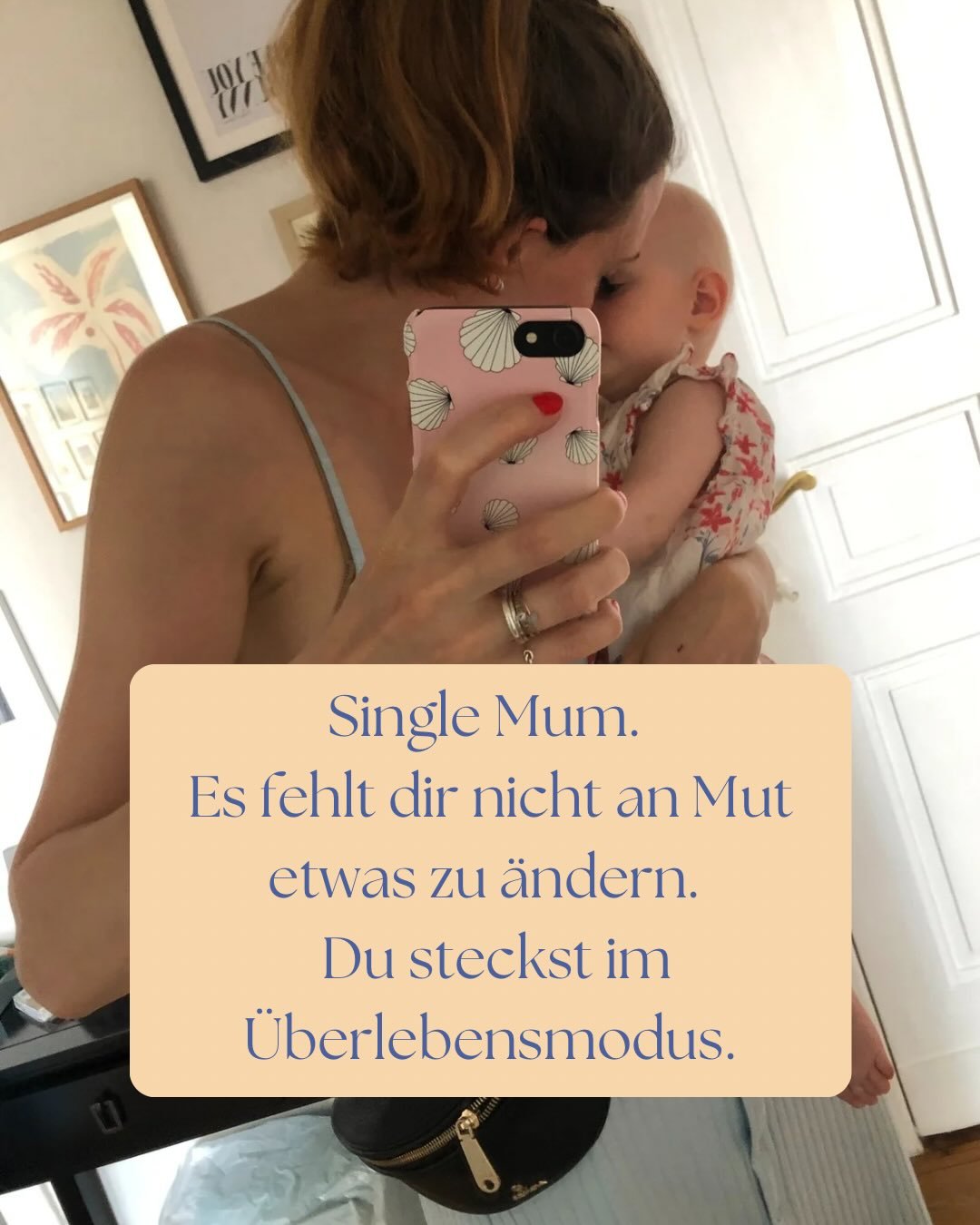 Du bist nicht schwach. Du hast nicht zu wenig Mut. Du bist im Survival-Modus.

Single Mum: Du hast &uuml;berlebt &ndash; Trennung, Chaos, endlose Tage.

Aber es bedeutet auch: Funktionieren statt f&uuml;hlen. Durchhalten statt leben. 
Und auf Dauer m