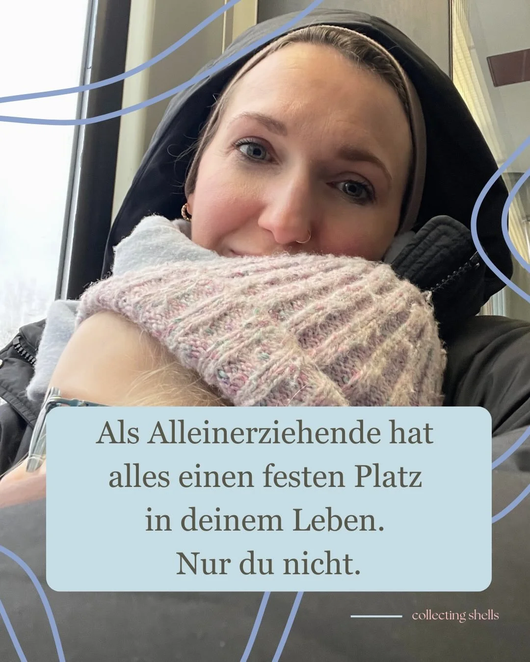 Als mein Kind sieben Monate alt war, war ich pl&ouml;tzlich allein. Und ich hab das gemacht, was wahrscheinlich alle machen: funktioniert. Jeden Tag. F&uuml;r alle. Nur nicht f&uuml;r mich.

Ich hatte keinen Platz in meinem eigenen Leben. Nicht weil 