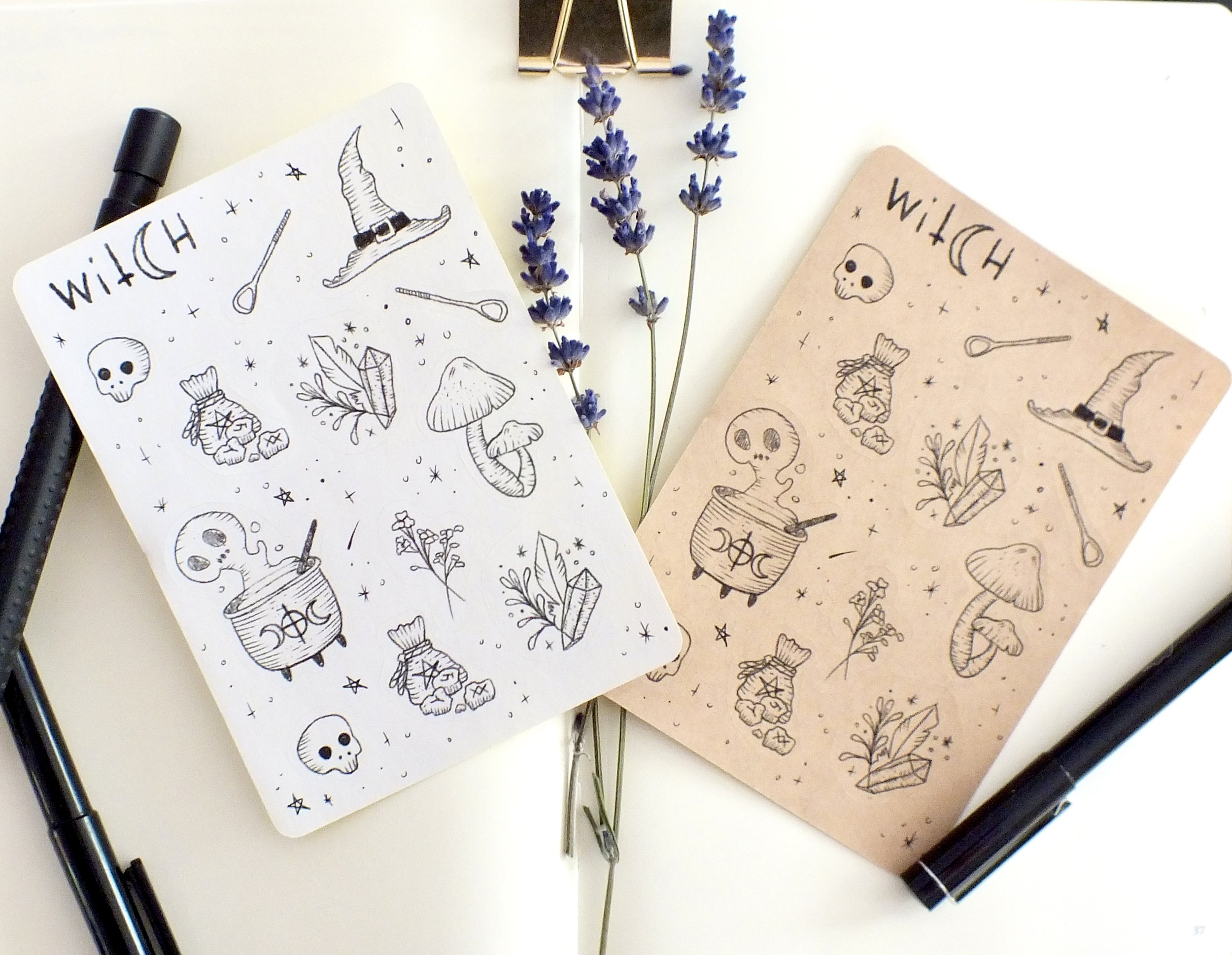 Witch I Sticker Sheet