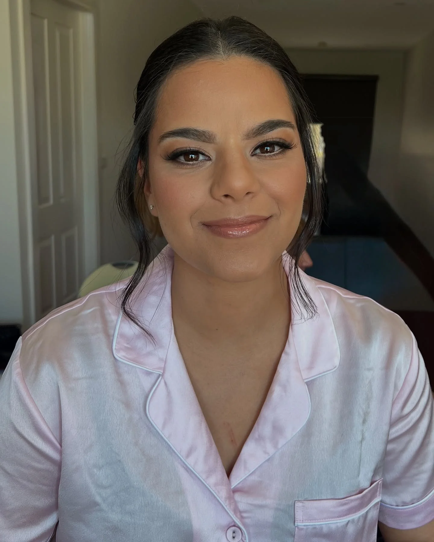My stunning bride Lauren 🤍 

Keeping it soft, natural, and effortlessly elevated for her bridal look. 

Hair by @hairby_maria_kara