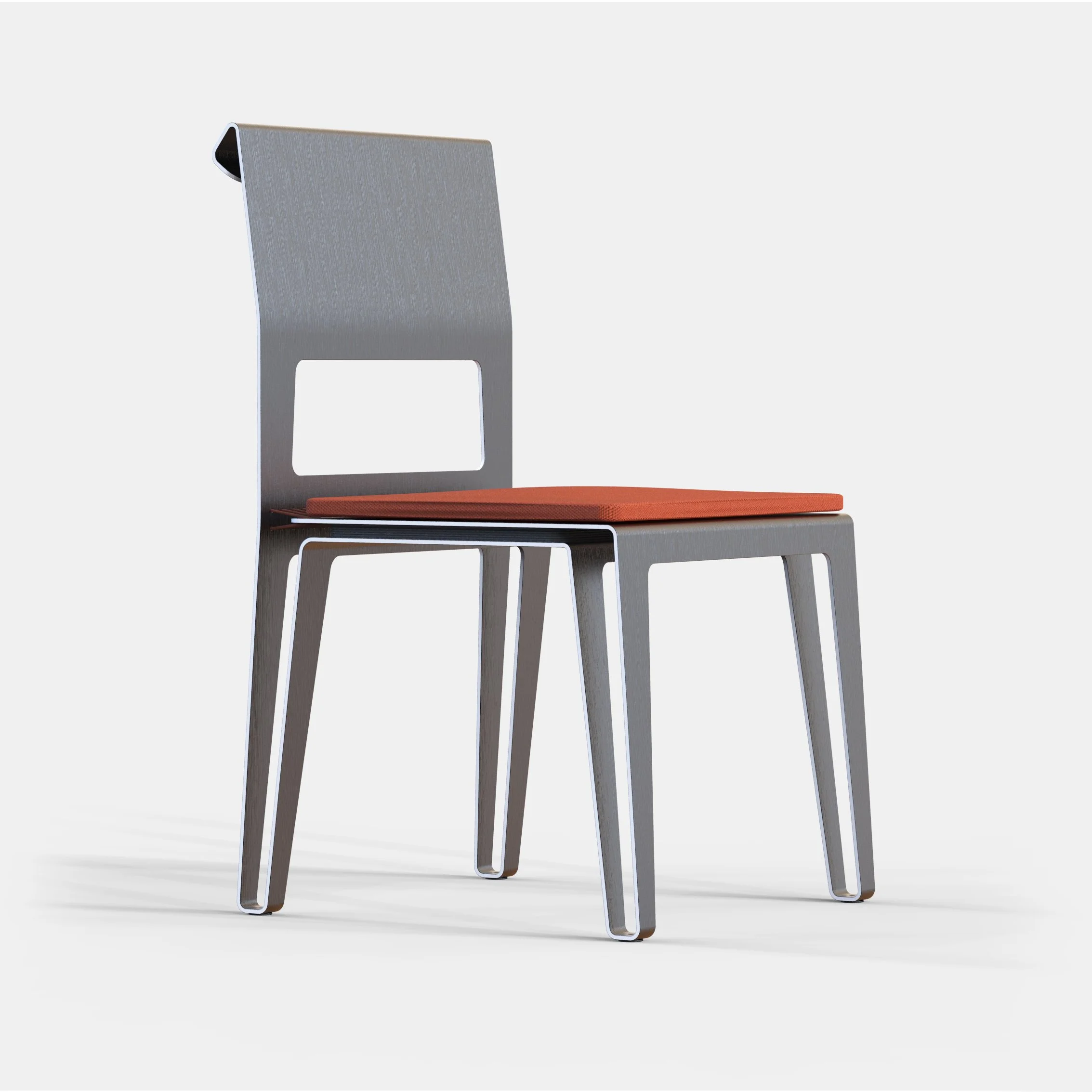 Gyra - One Piece Aluminum Chair