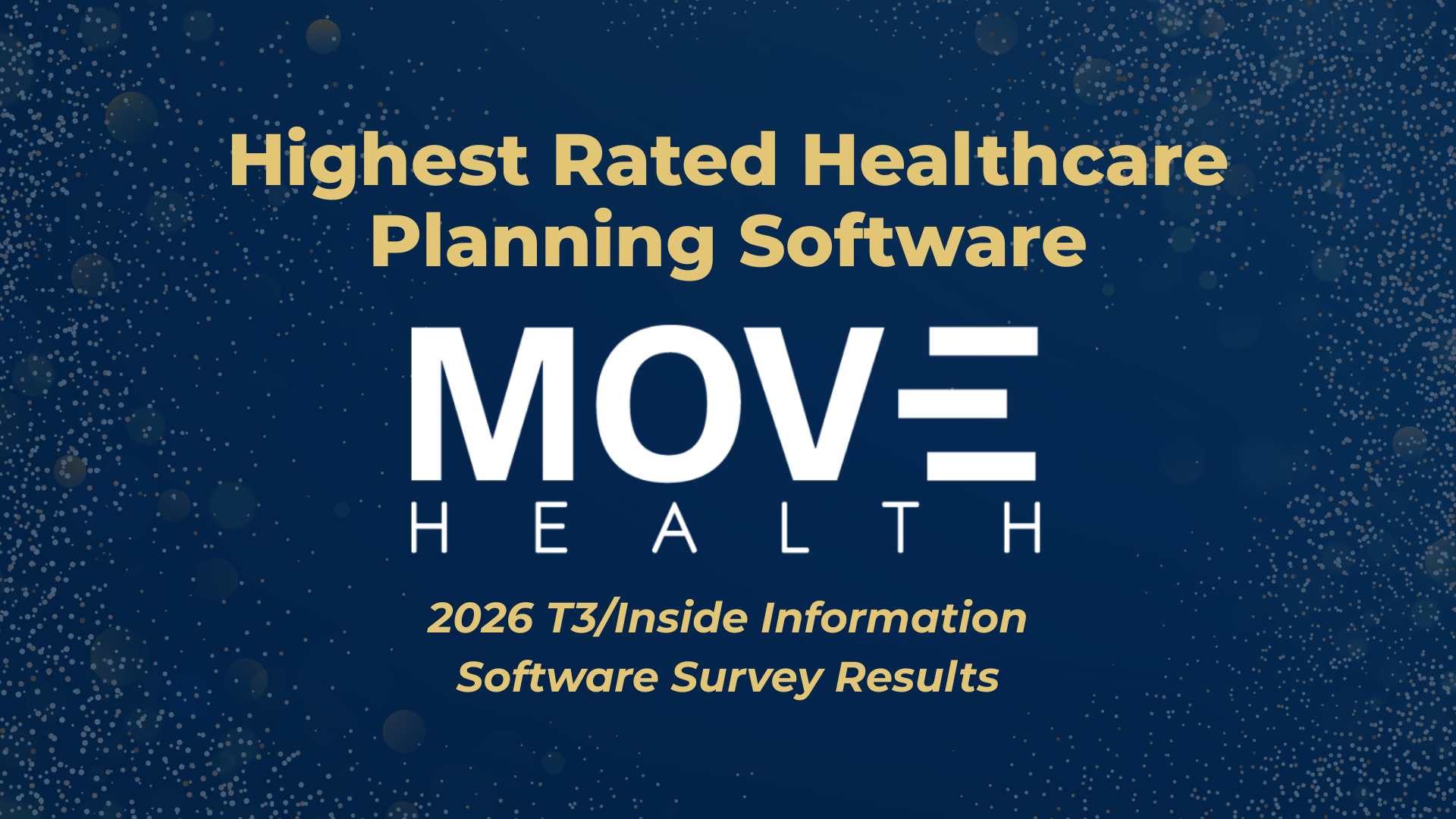 Press Release | Move Health Comes Out On Top For Healthcare Planning In T3/Inside Information’s 2026 Software Survey