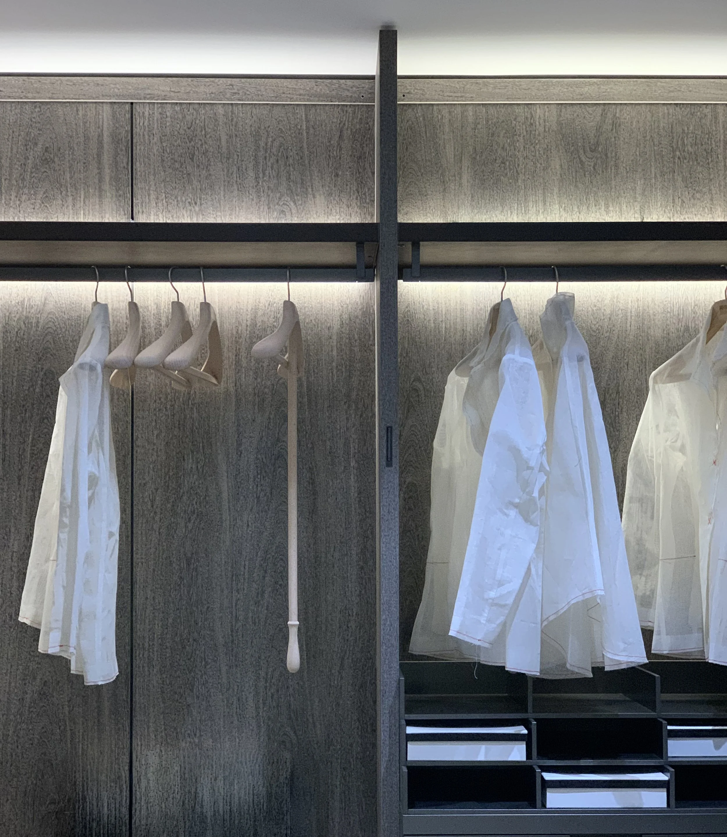 Beautifully lit Closet Lighting