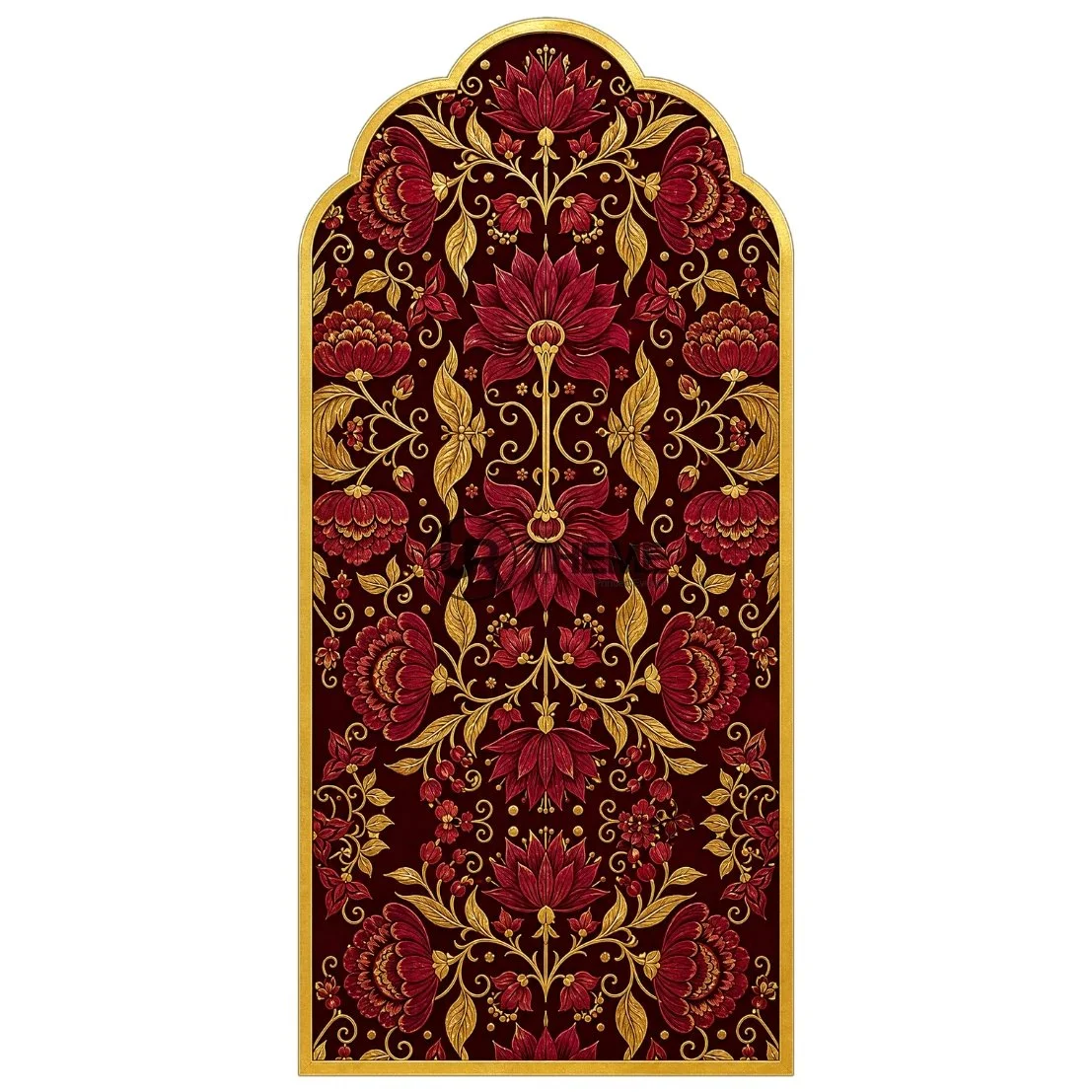 Royal Garnet Floral Arch