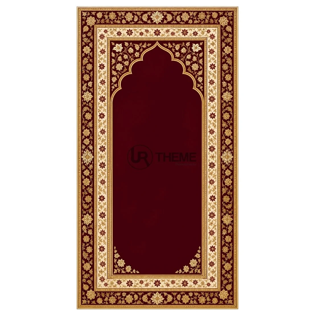 Regal Burgundy Mughal Welcome Board