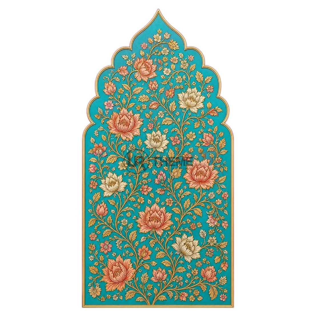 Artisan Floral Panel Arch