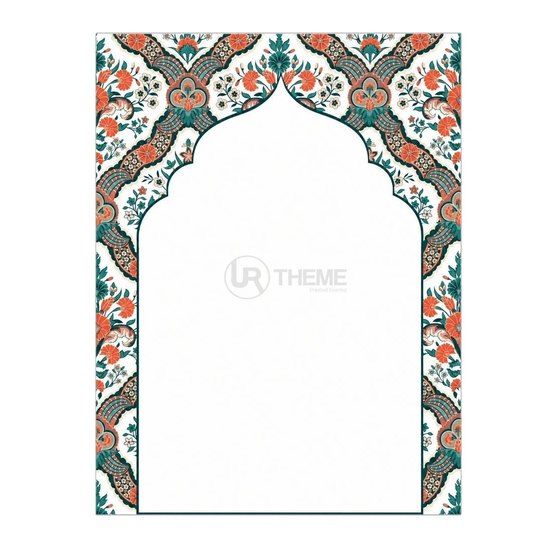 Coral Botanical Mughal Welcome Board