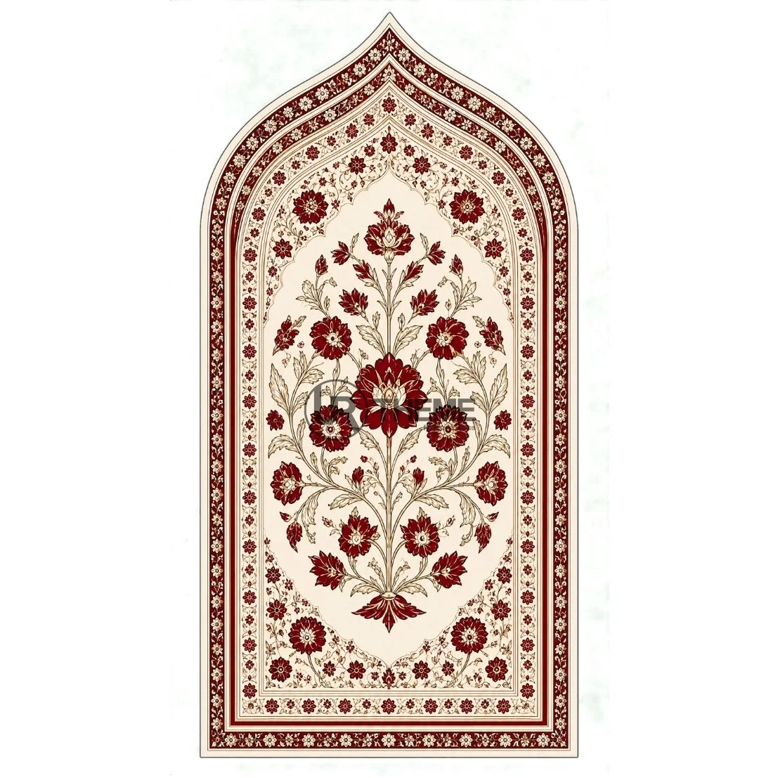 Imperial Crimson Floral Arch