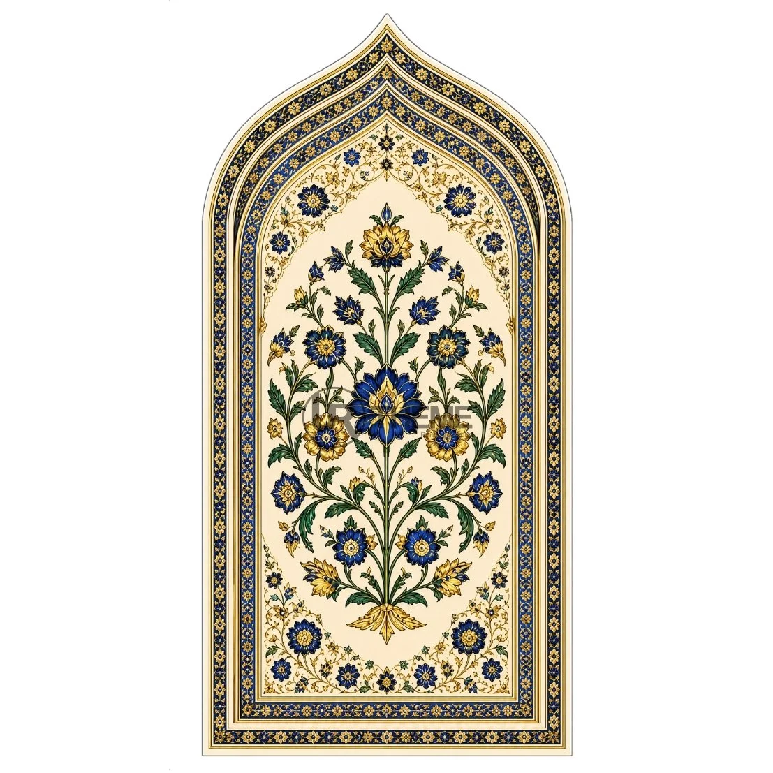 Royal Blue Botanical Heritage Arch