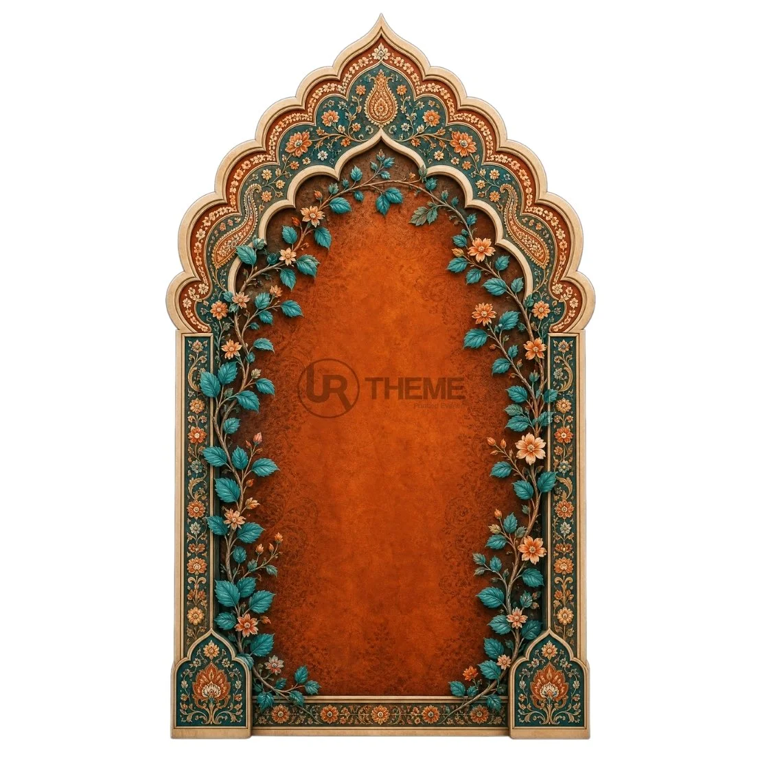 Autumn Teal Heritage Arch
