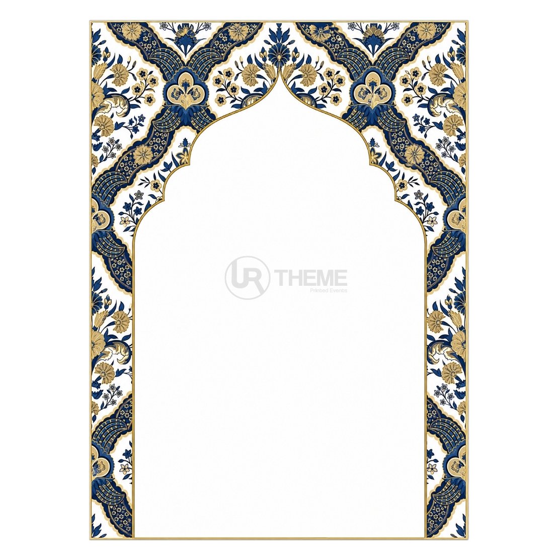 Royal Blue Botanical Welcome Board