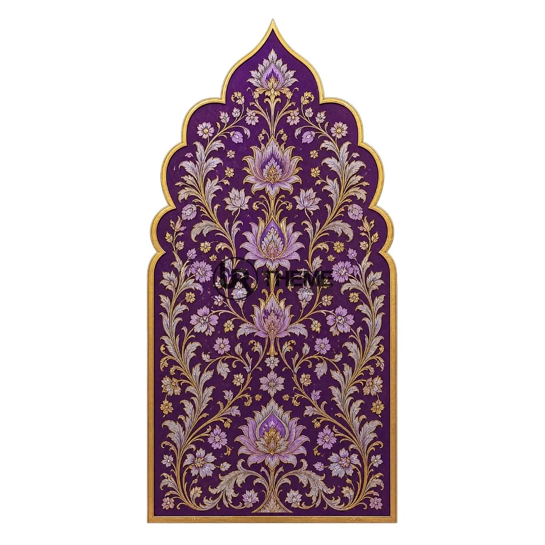 Royal Amethyst Floral Arch