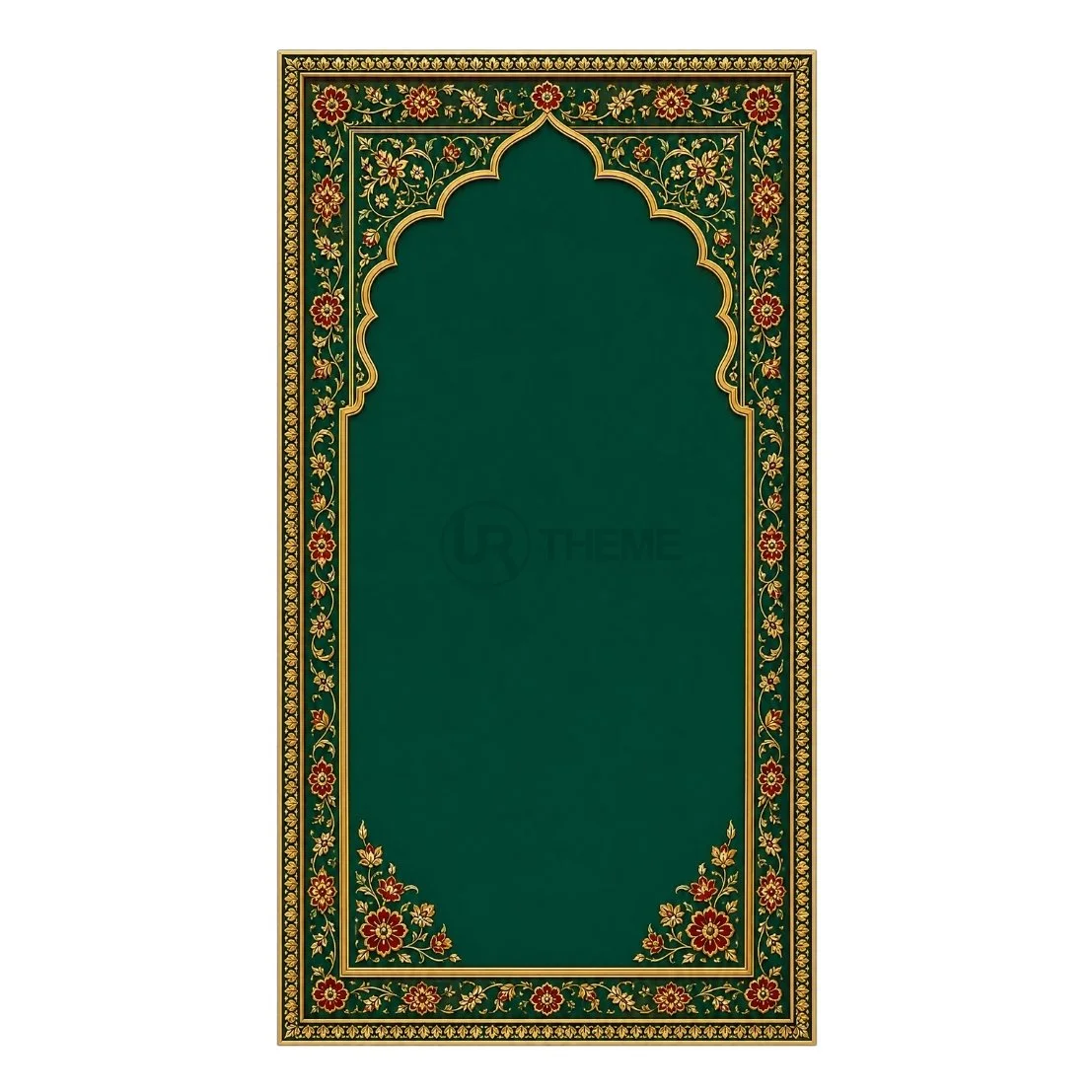 Emerald Heritage Floral Welcome Board