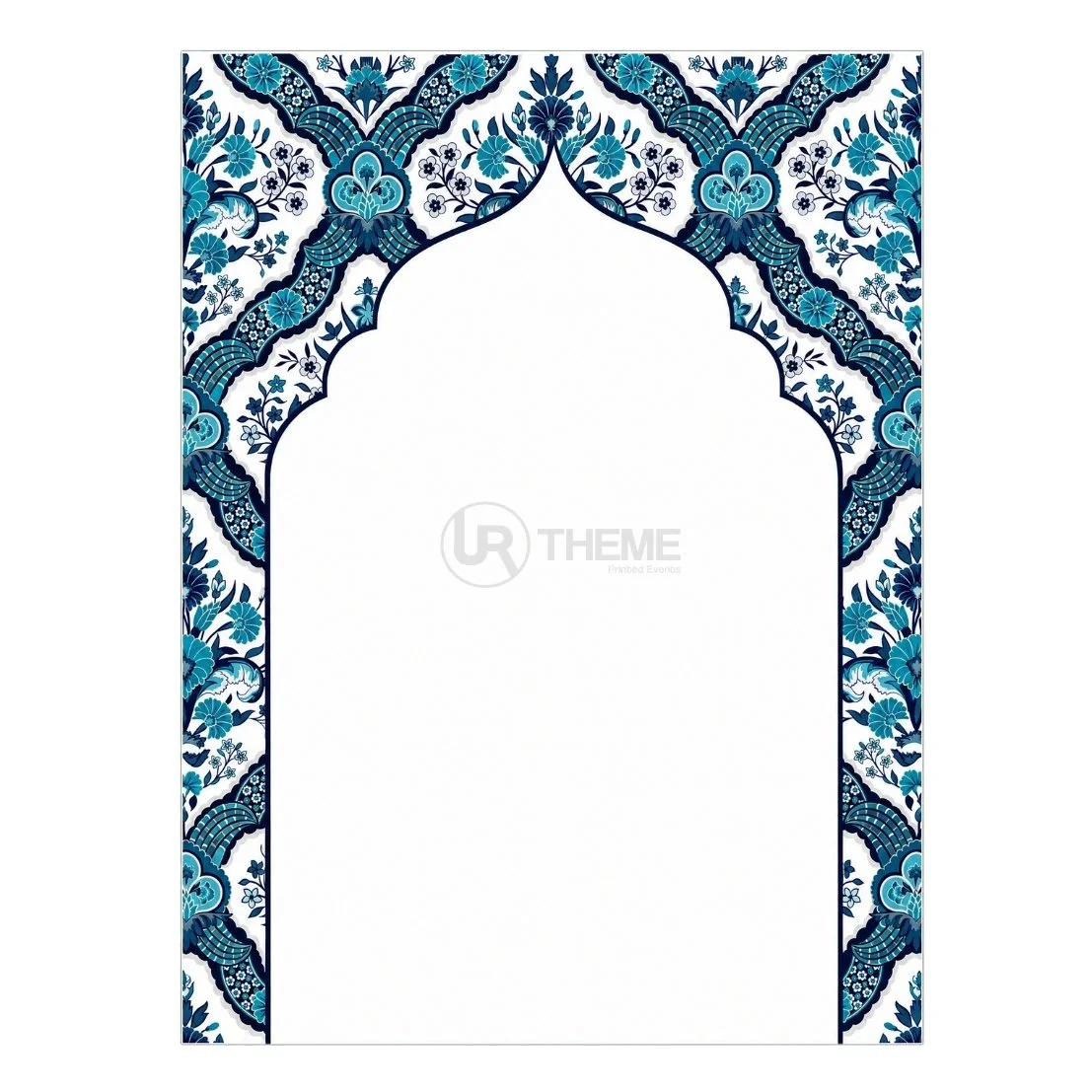 Sapphire Botanical Mughal Welcome Board