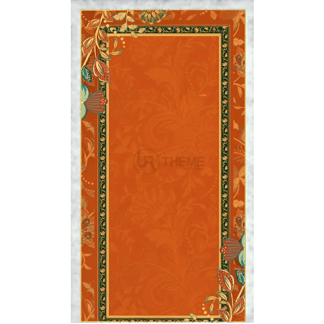 Sunset Botanical Floral Welcome Board