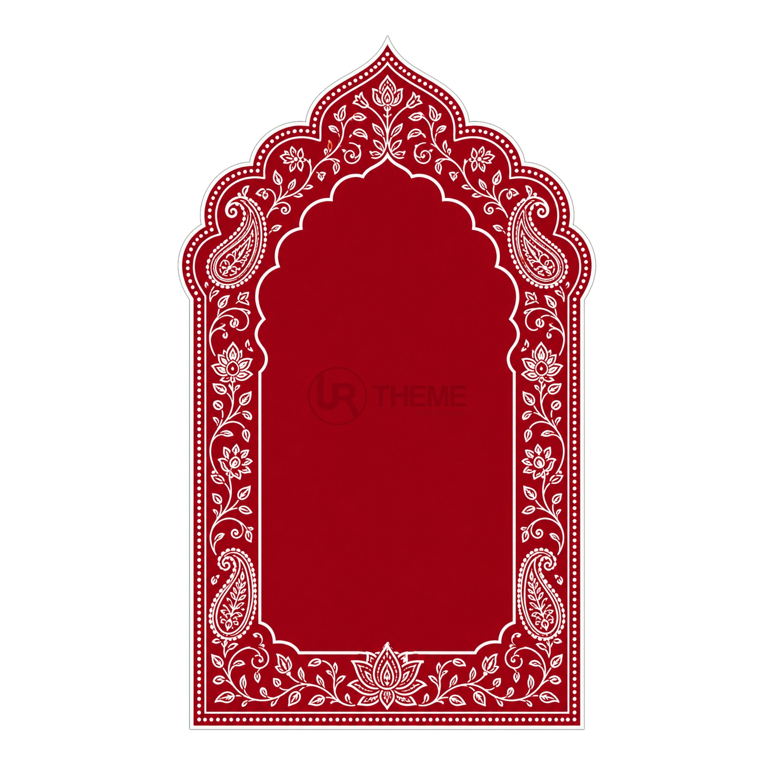 Crimson Paisley Heritage Arch