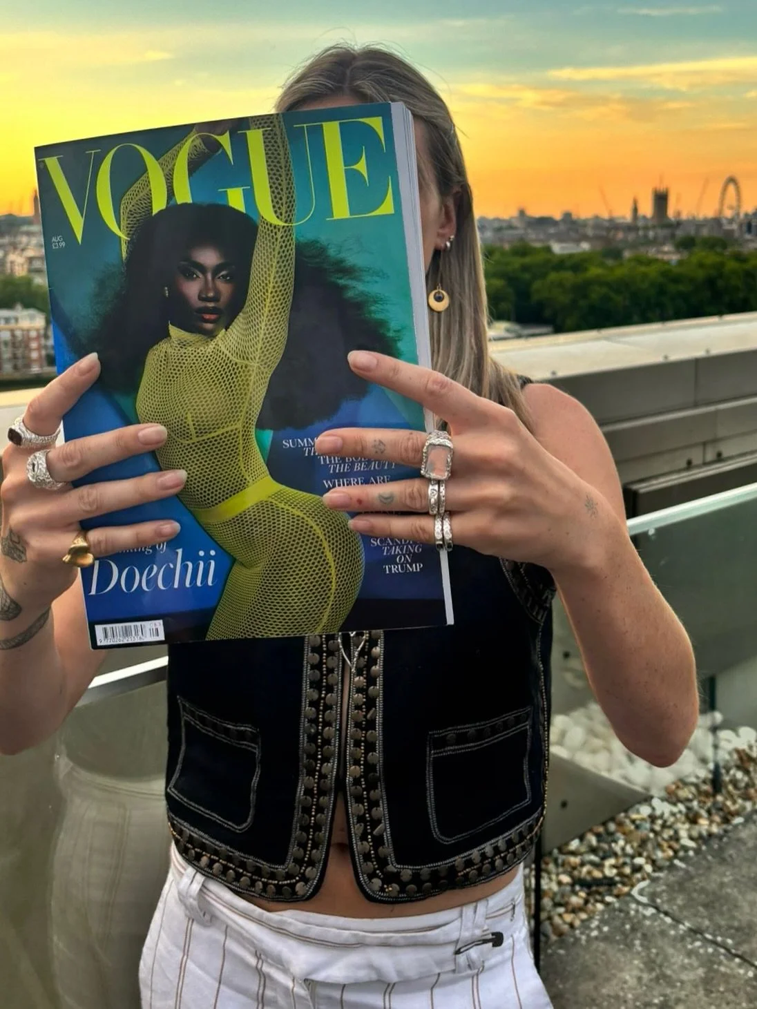 FIRST BRITISH VOGUE FEATURE ❤️&zwj;🔥

Thank you @britishvogue for sharing Ci&euml;la!

Featuring The Casbah ring - starting at &pound;250

I&rsquo;ll be featuring across the August, September and October issues with different pieces in each so keep 