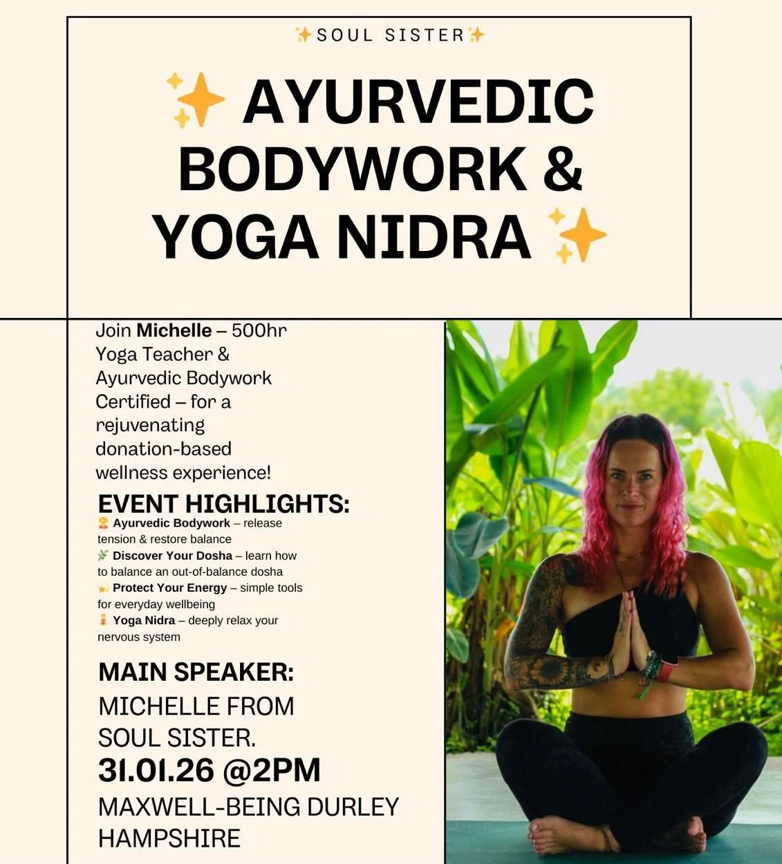Ayurvedic Bodywork & Yoga Nidra