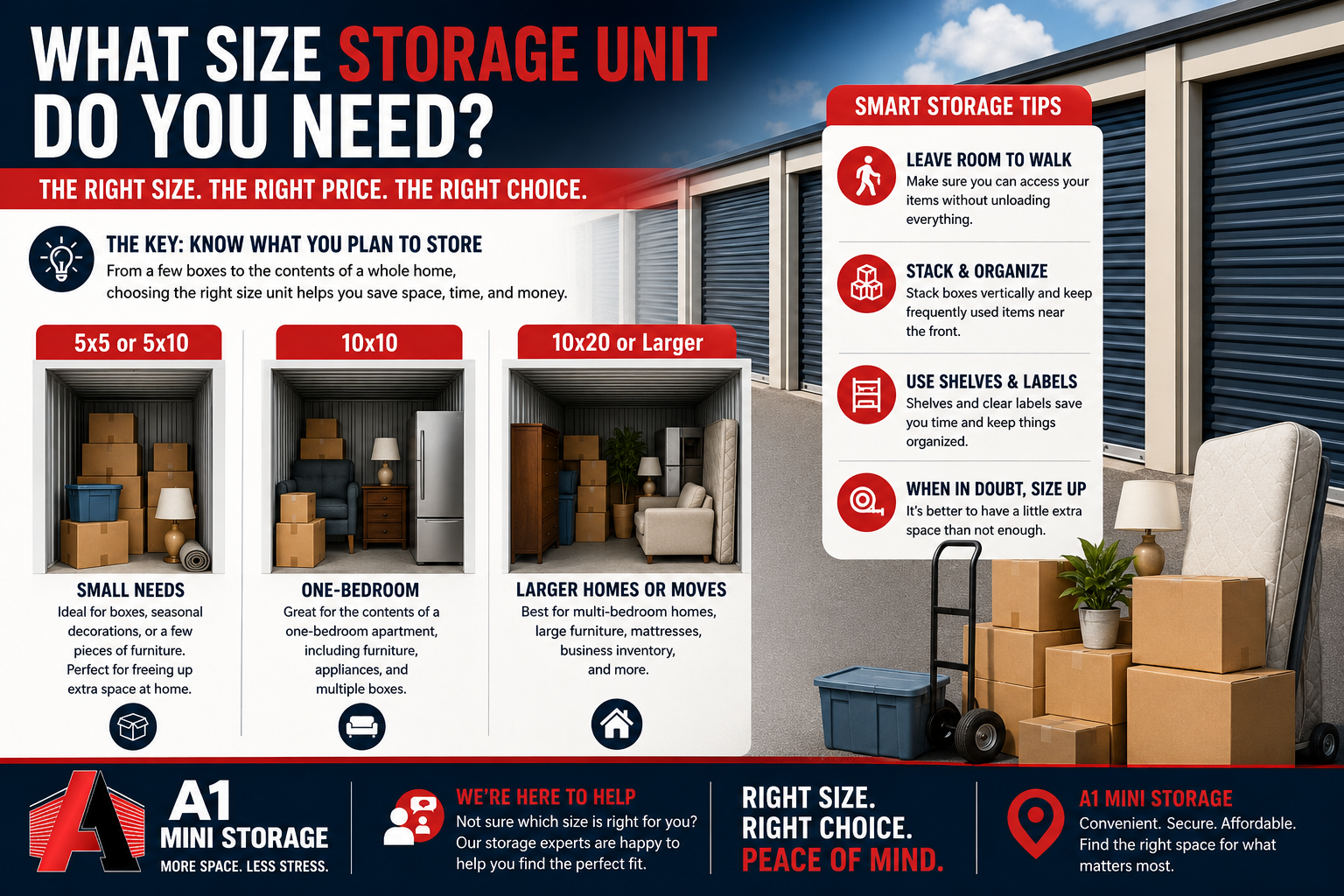 What Size Storage Unit Do You Really Need? A Simple Guide for First-Time Renters