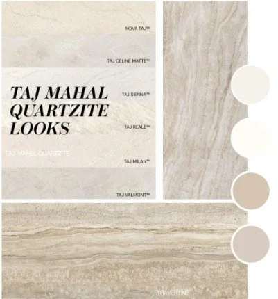 Neutral materials and finishes board for luxury Beverly Hills apartment interior design