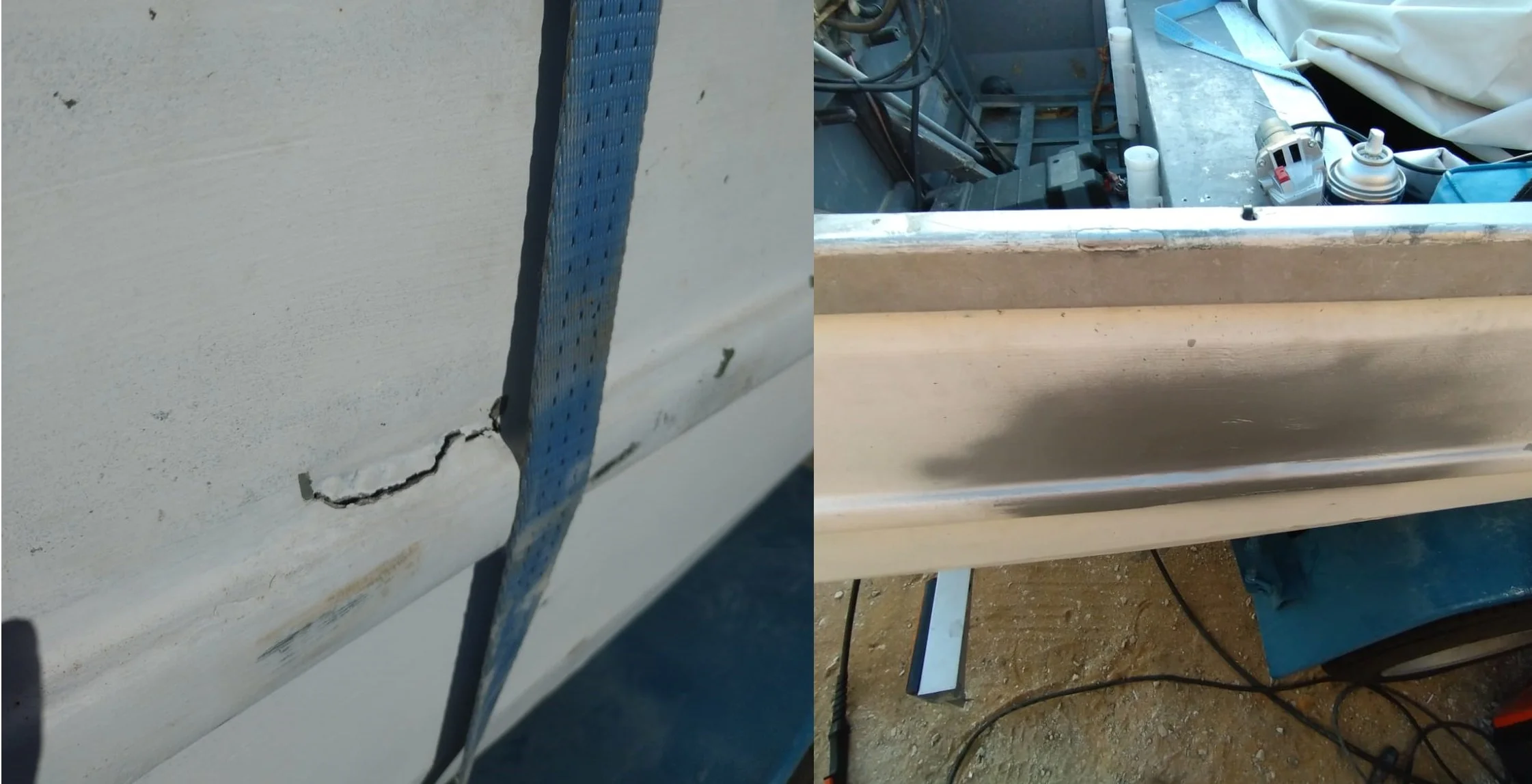 Aluminium boat repairs