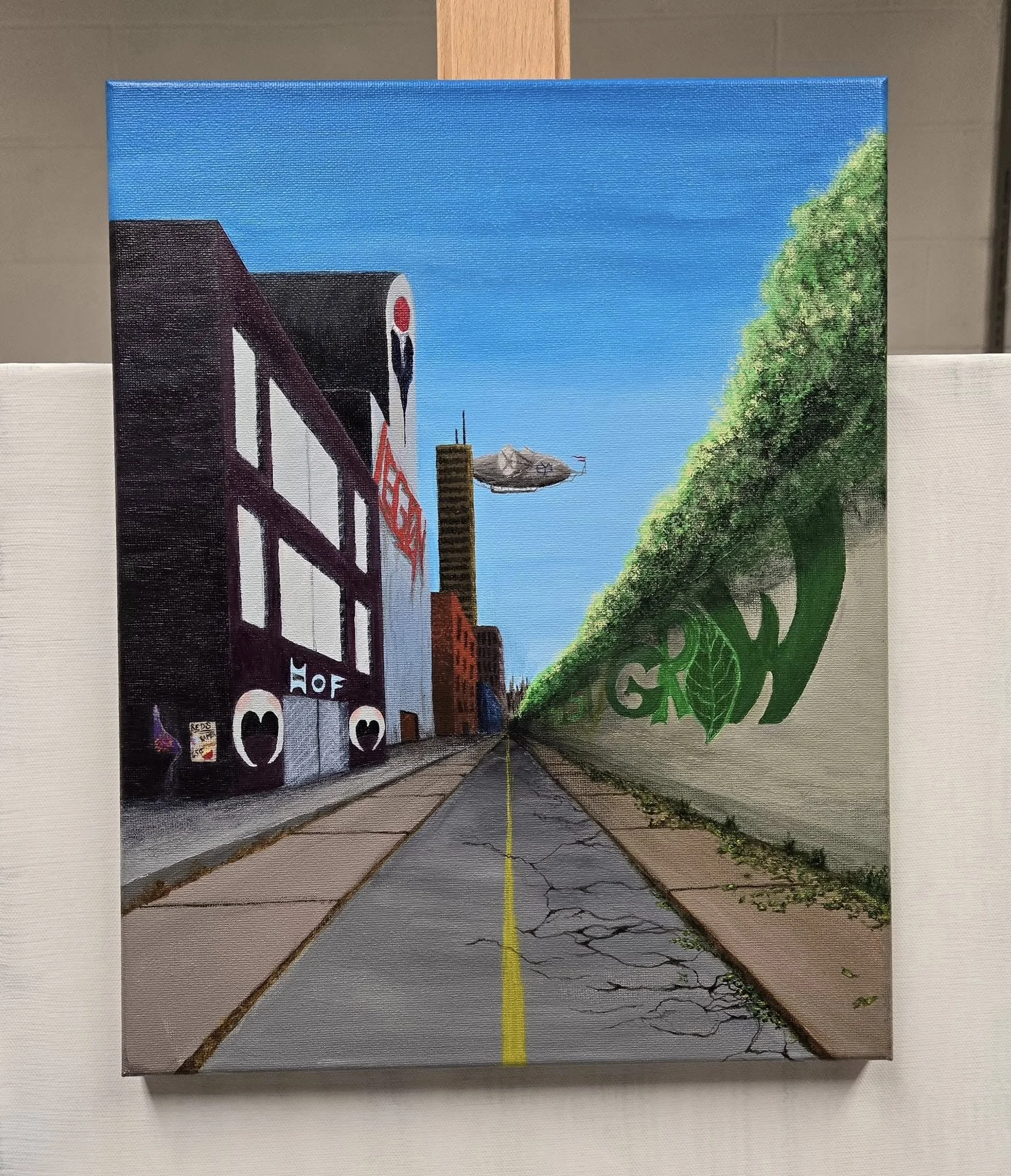 A Street of Tension

11x14 - Acrylic on Canvas
