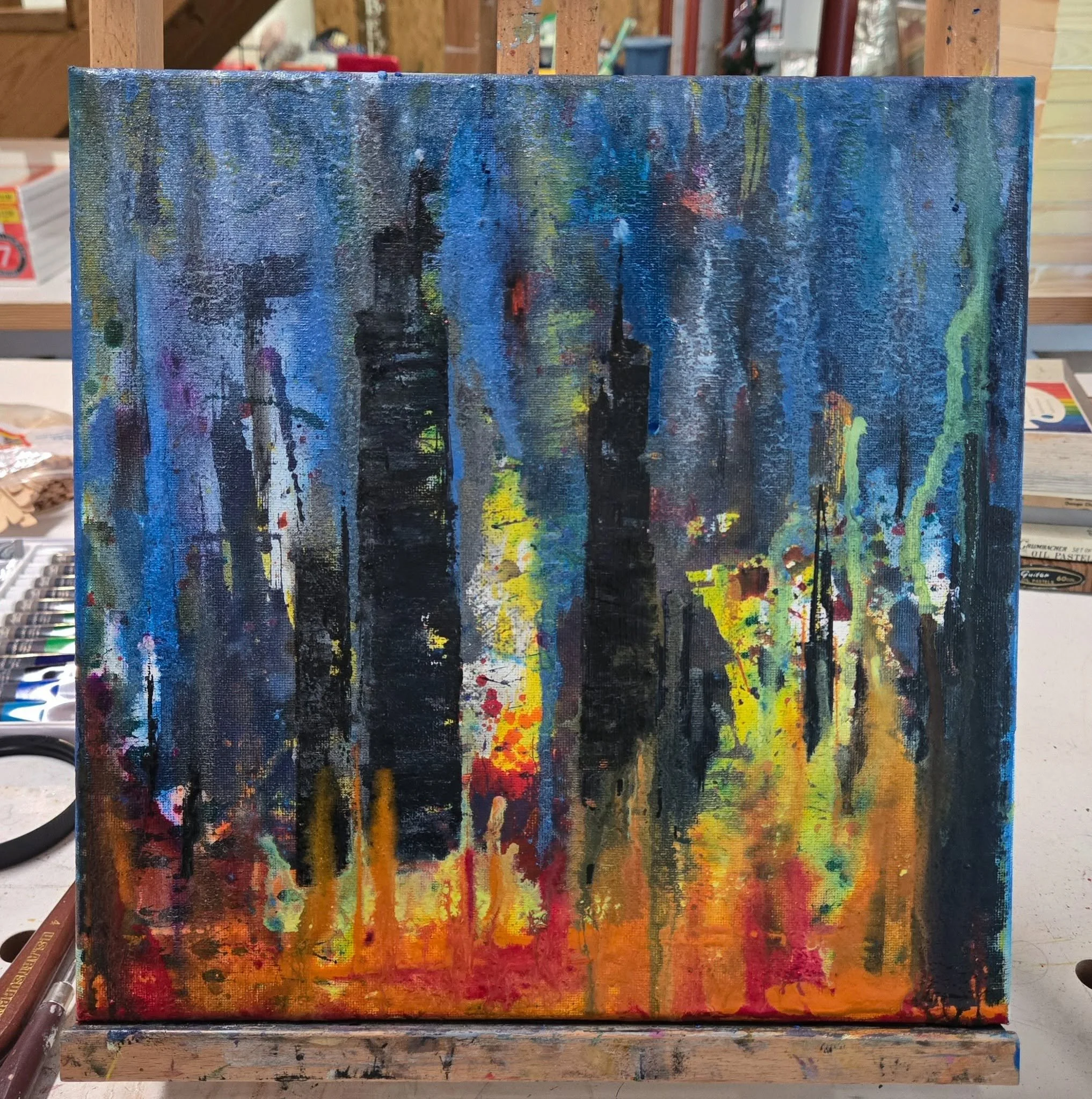 Rejuvenescence of Self through the Cremation of an Empire

12x12 - watercolor, ink, gouache on canvas