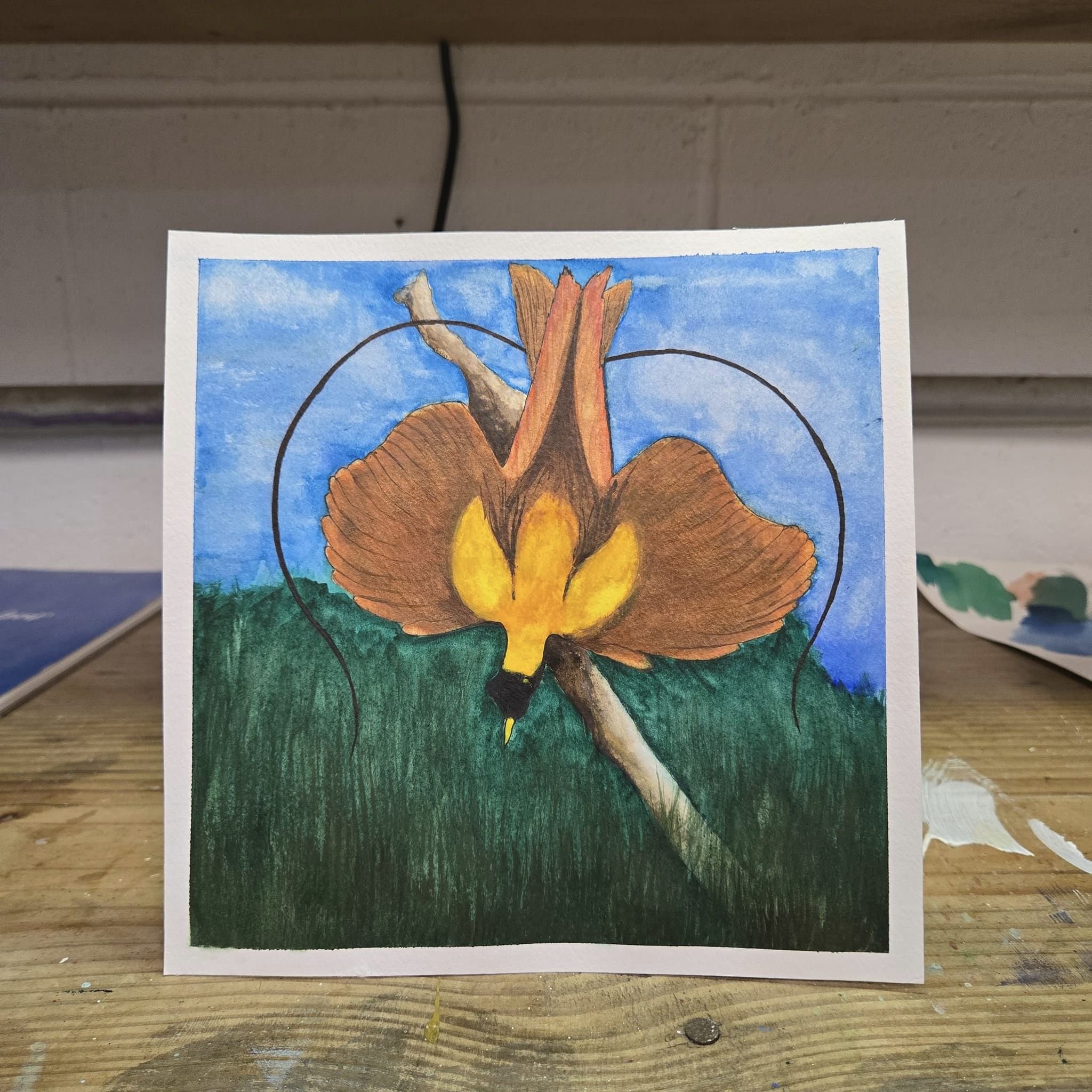 A Bird of Paradise

8x8 - Watercolor