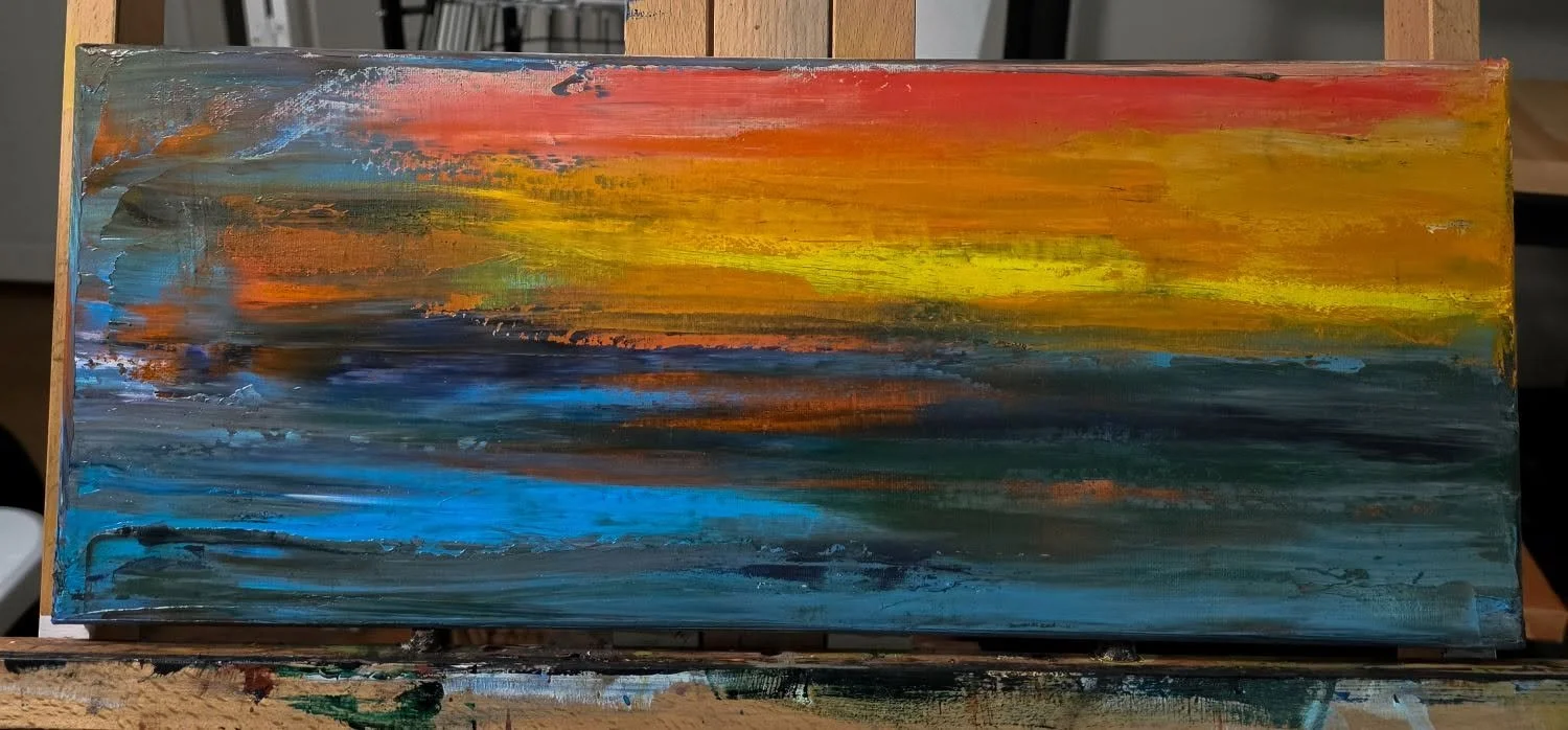 Sunset of dyad

20 x 8 leftover oils on canvas