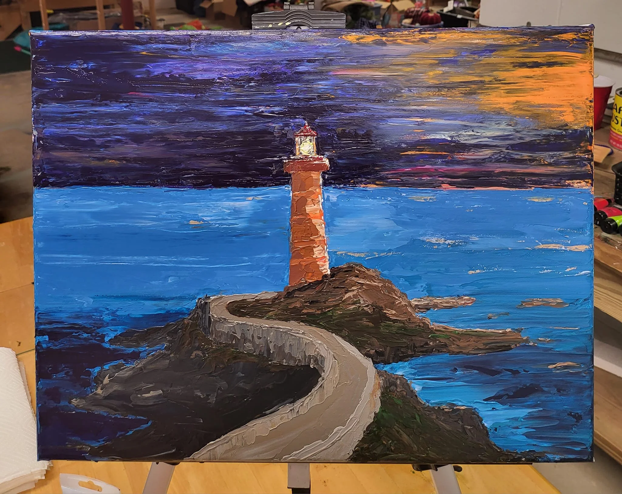 A Lighthouse

18x14 - Acrylic on Canvas