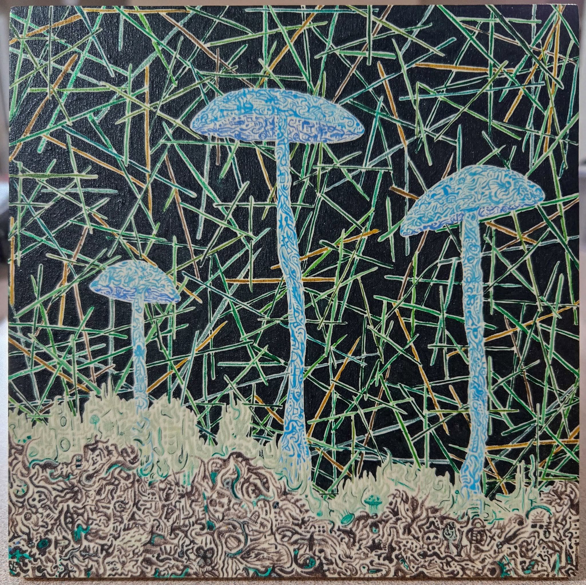 Parasols

6x6 - acrylic on wood panel