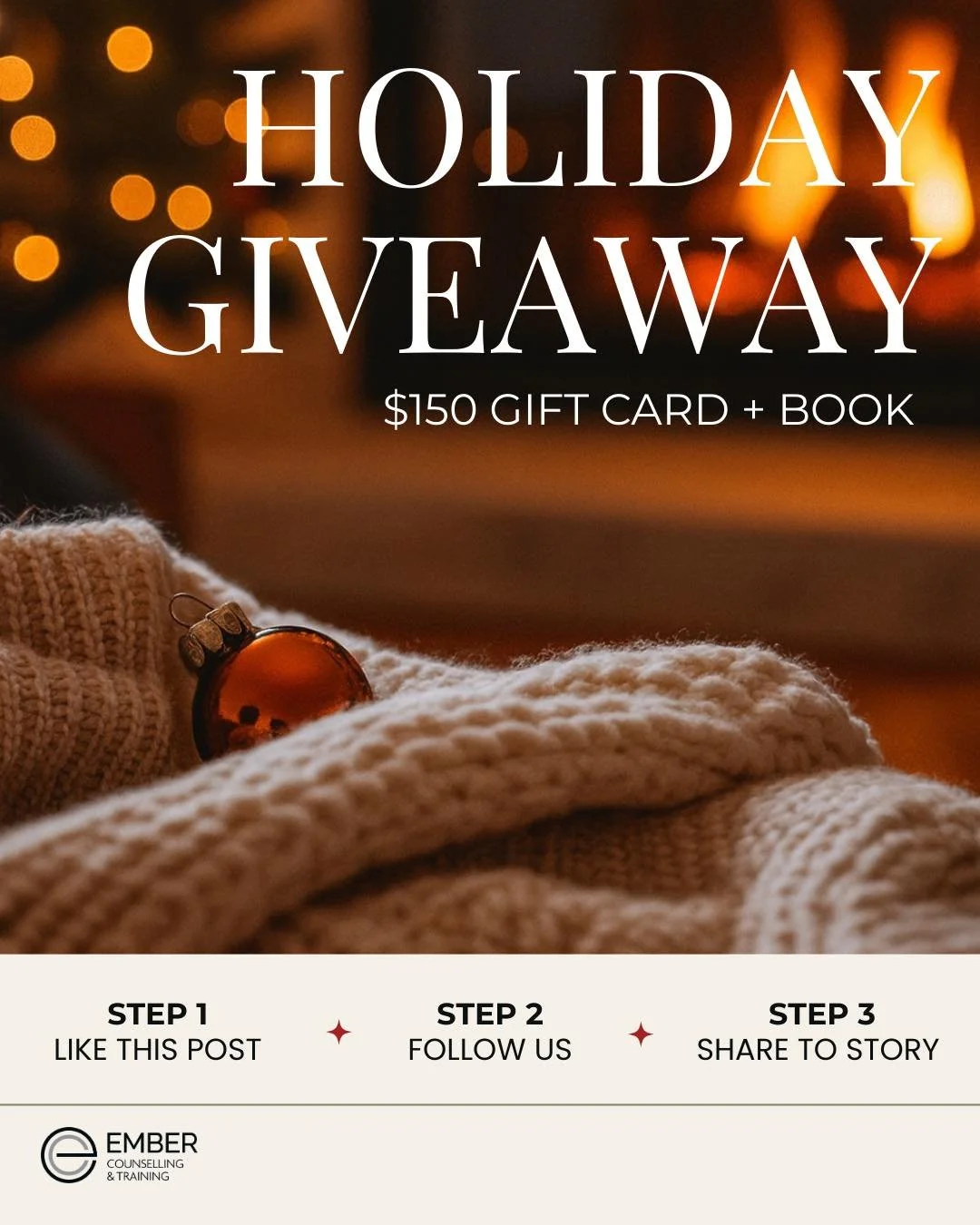 ✨GIVEAWAY TIME✨
As we head into a busy season, we wanted to bless someone in our community with a little moment of rest. So&mdash;we&rsquo;re giving away a $150 gift card to the Elora Mill Hotel and Spa, plus a copy of &ldquo;Atomic Habits&rdquo; by 