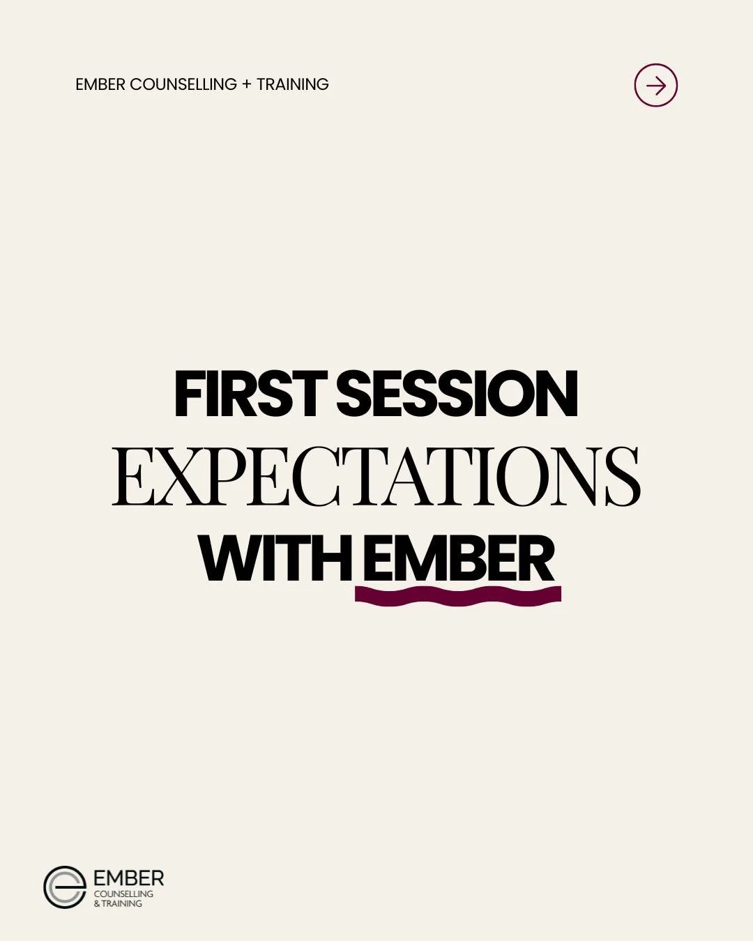 If you've been wondering what a first session is like, this one&rsquo;s for YOU! Starting therapy can feel BIG, but we like to keep it simple. Swipe through to see what you can expect. 🤍