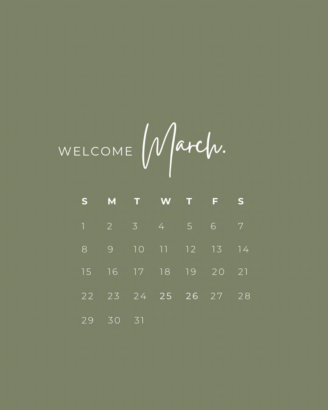 The month where snow turns to sun (hopefully)!! Chapter 3 of 12&mdash;MARCH 🌷