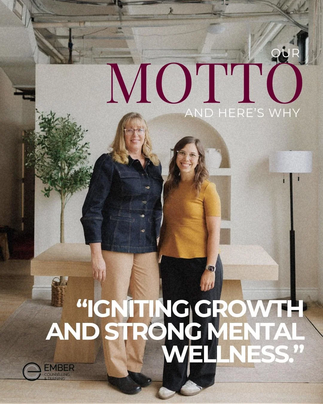 &ldquo;Igniting Growth and Strong Mental Wellness&rdquo; isn&rsquo;t just a MOTTO to us, it&rsquo;s the foundation of how we show up. 

We believe growth 🌱doesn&rsquo;t mean becoming someone new, it means reconnecting with yourself, building resilie