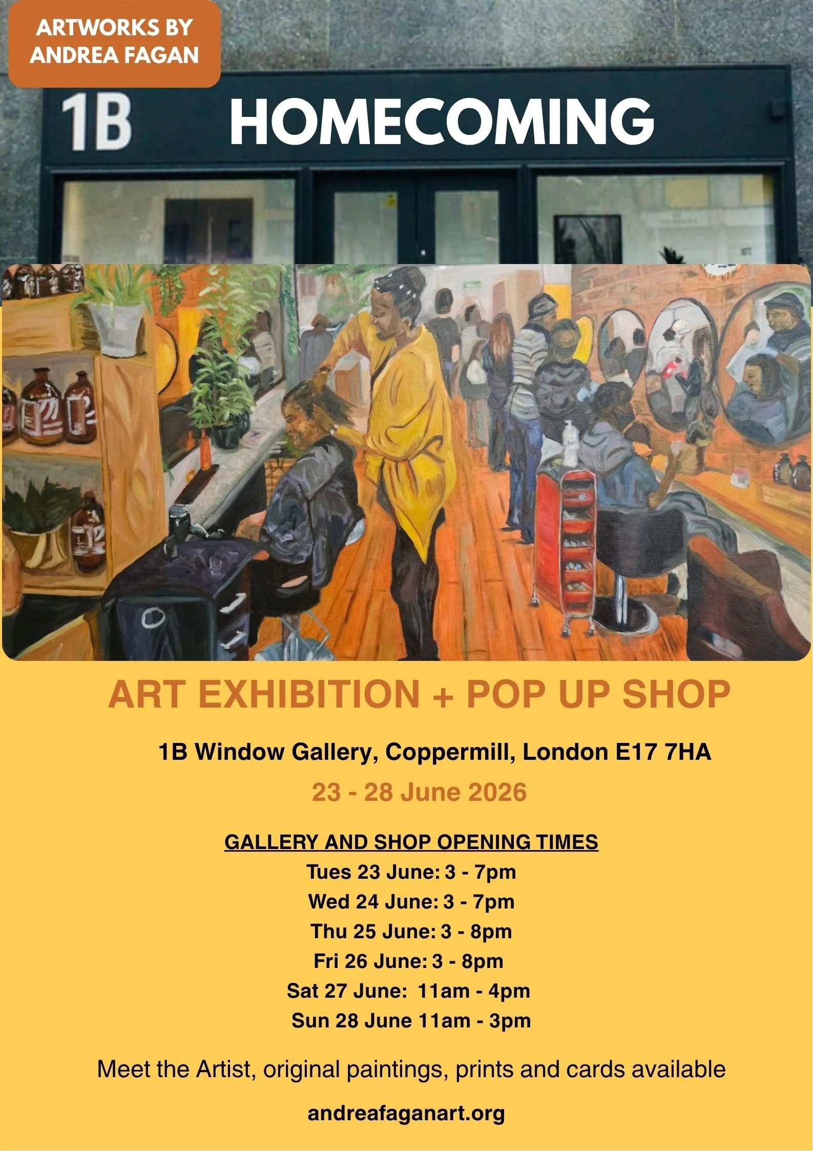 2026 Homecoming, 1B Window Gallery, London