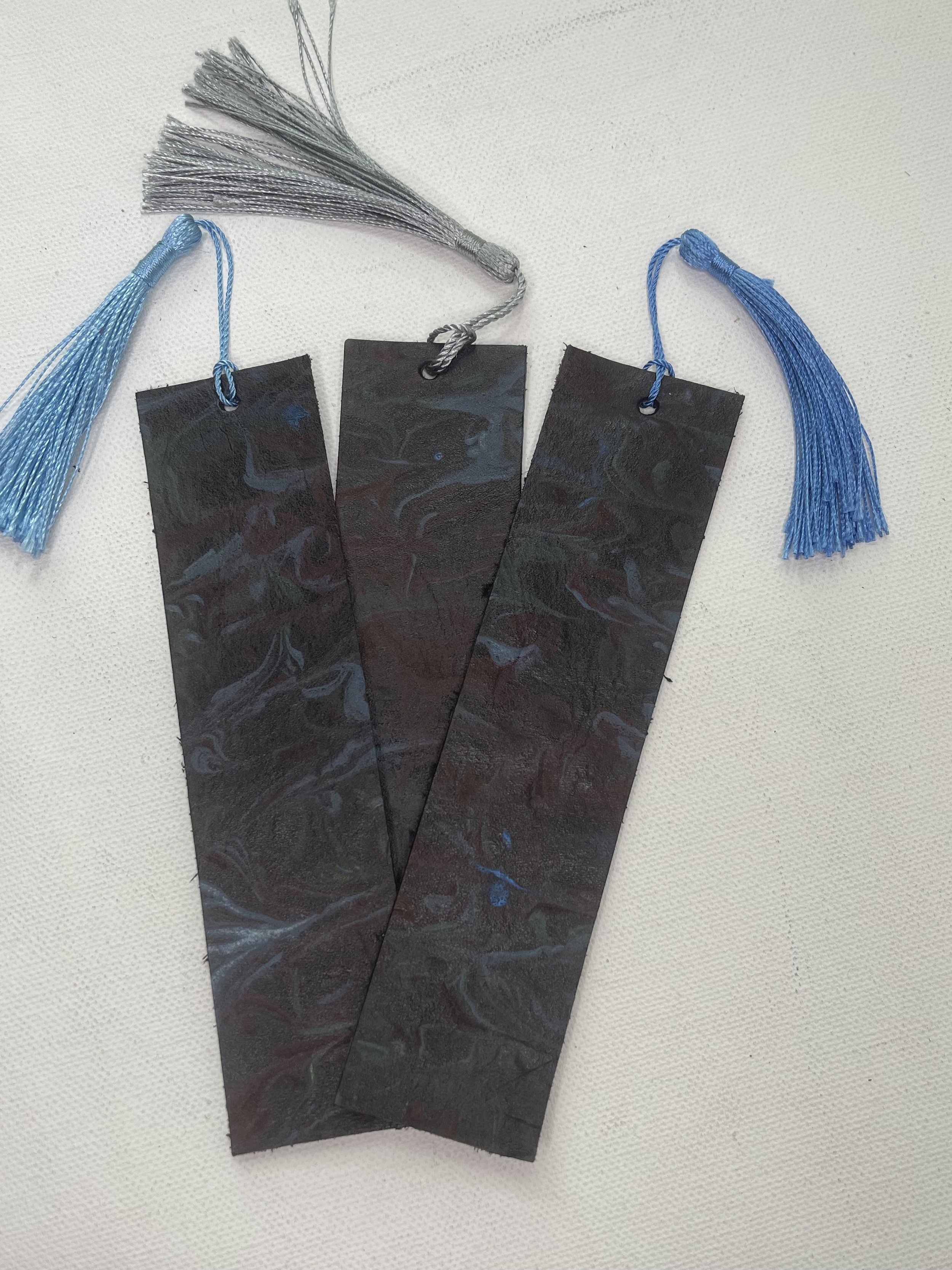 Leather Bookmark 3-Pack "Deep Space"