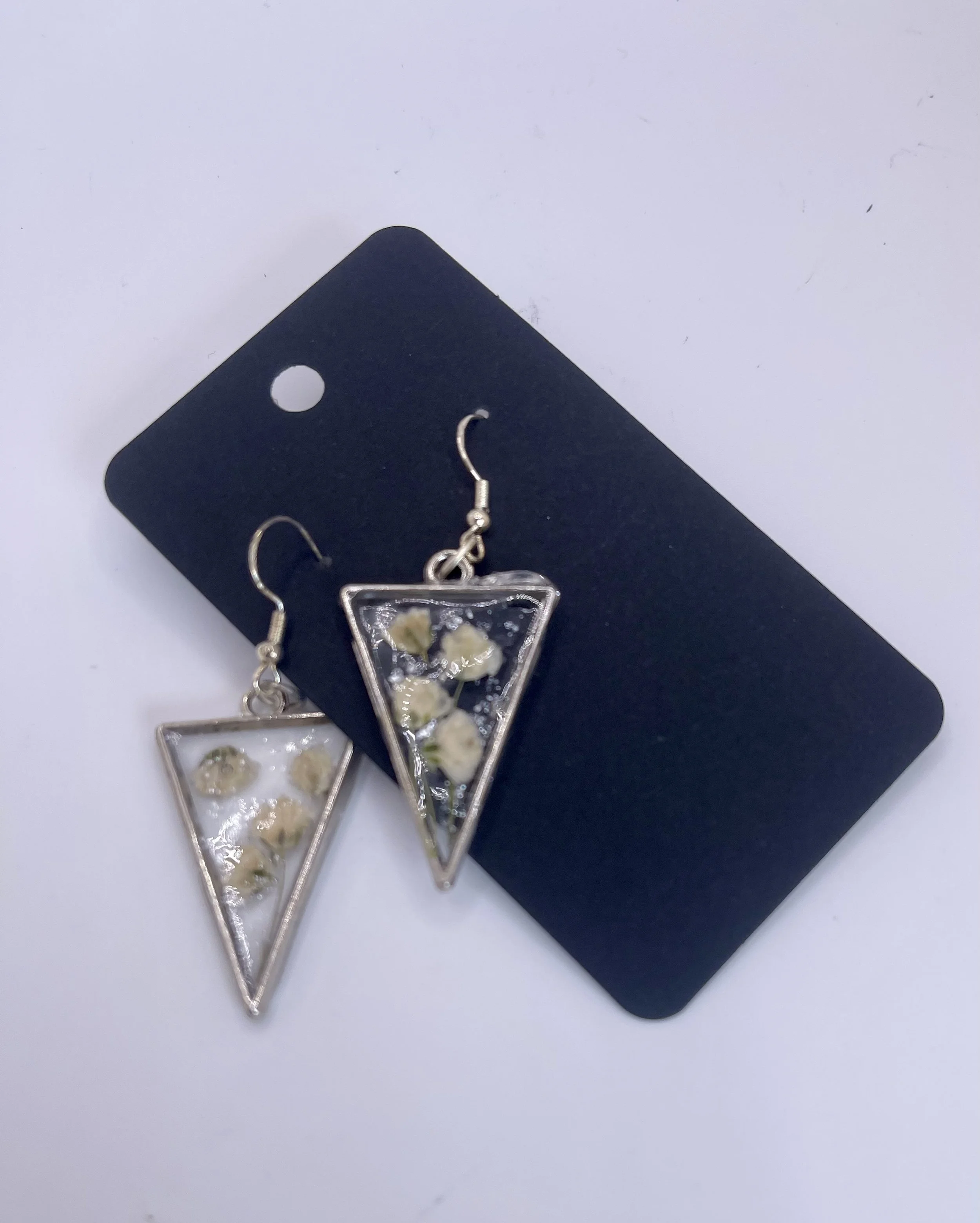 Silver Bouquet Earrings