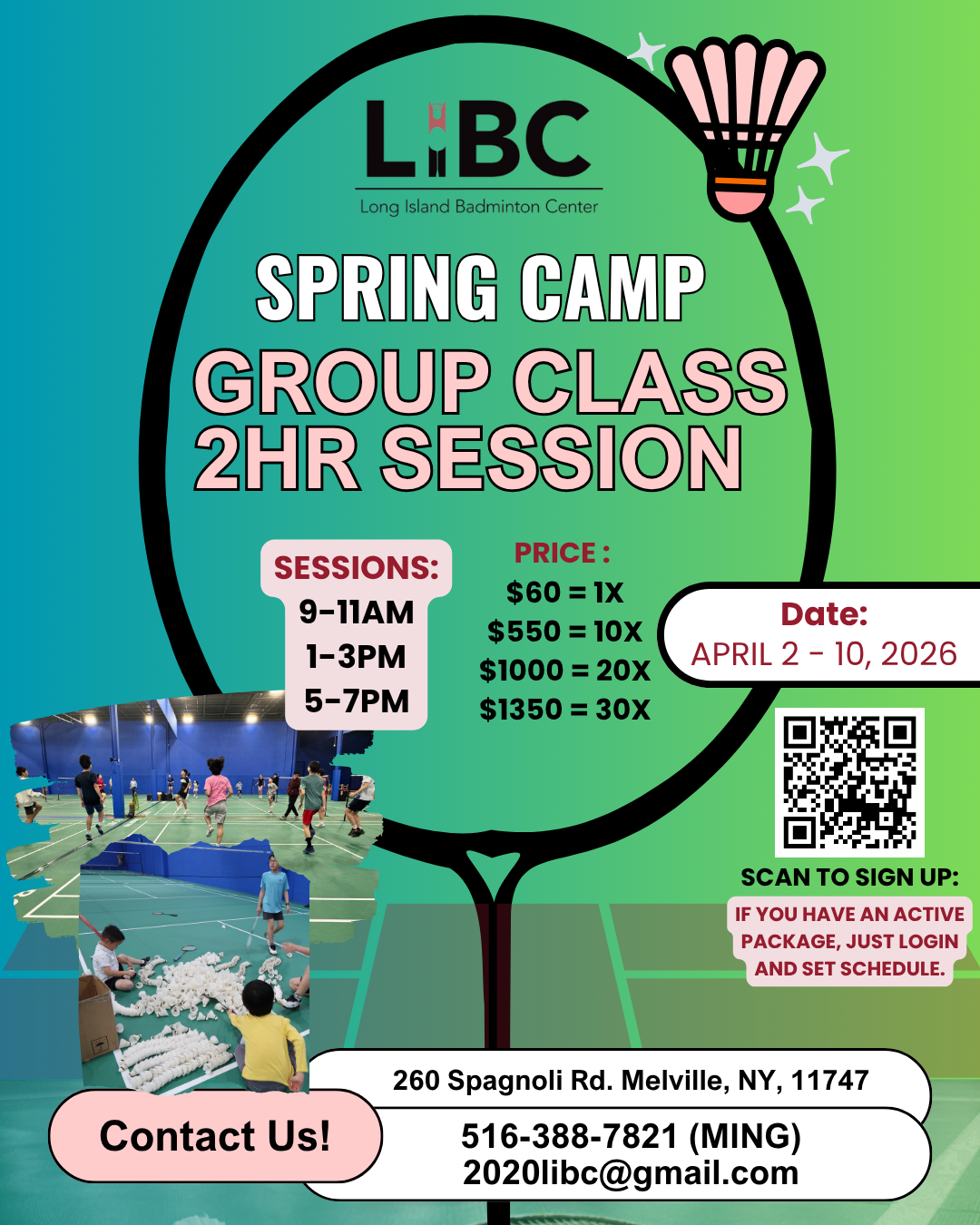 JUNIOR SPRING CAMP 2026