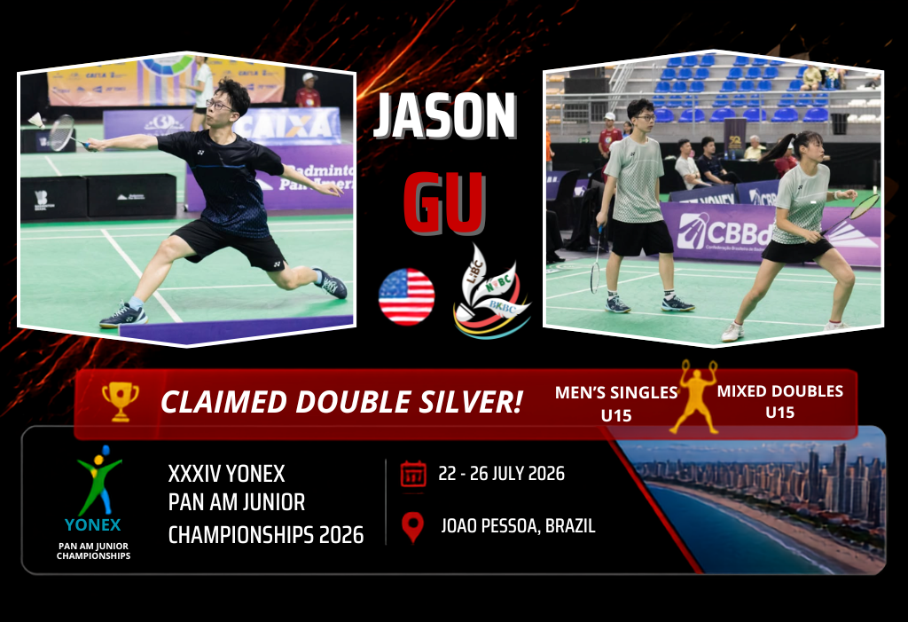 Jason Gu : Claims Double Silver at 2026 Pan Am Junior Championships