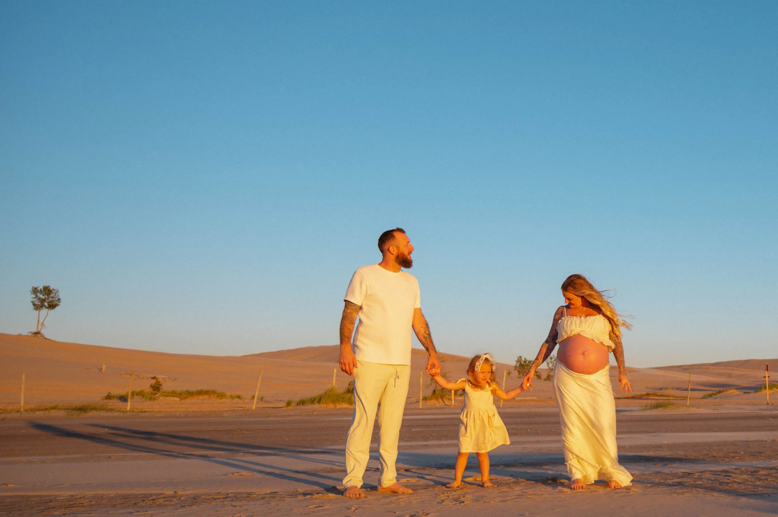 Dreamy Maternity Session at Silver Lake Sand Dunes | Chelsea Marshall Photo