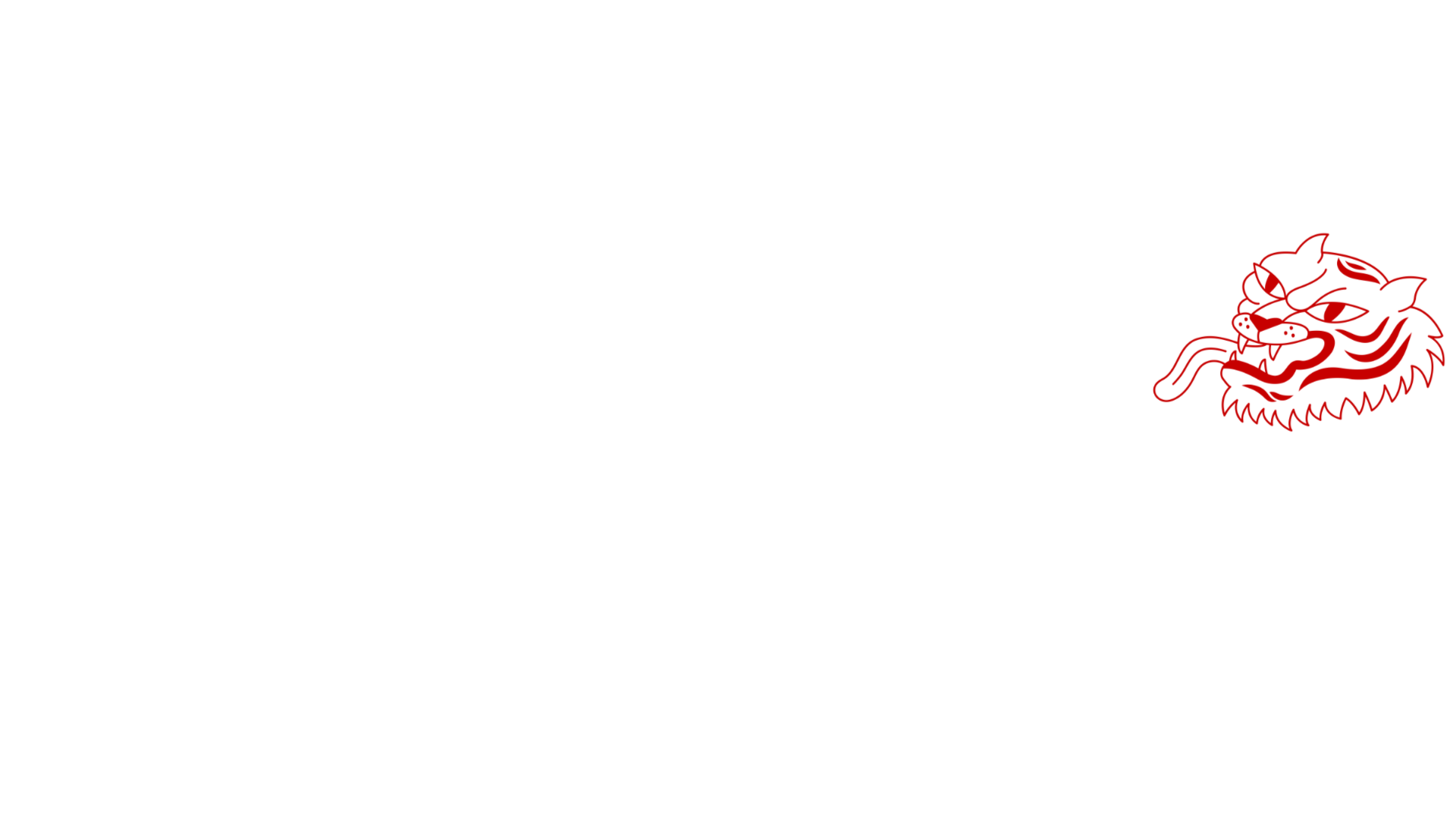 Black background with white text reading 'Chelsea Marshall Photo' and a red line drawing of a lion's head.