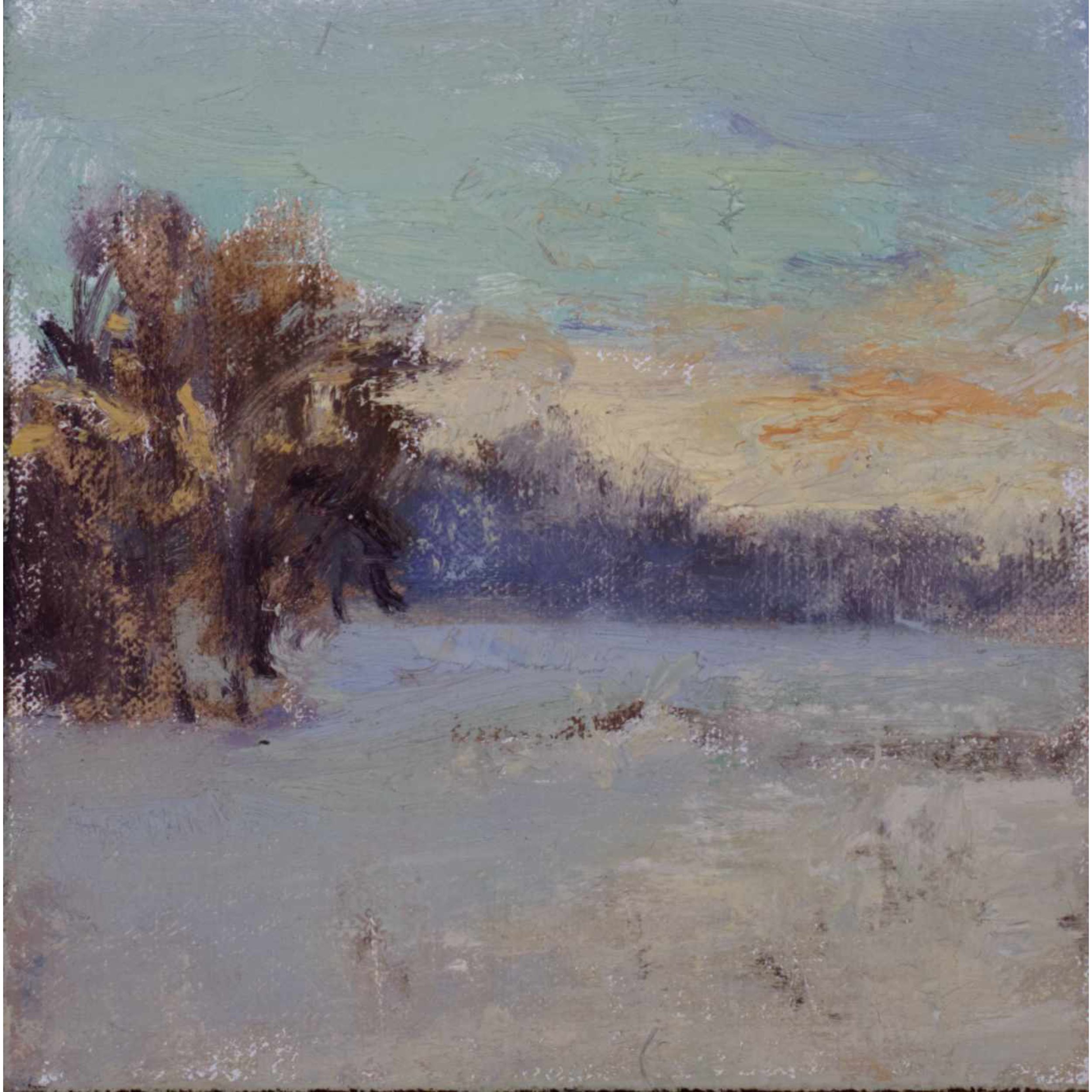 Last Light on the Snow