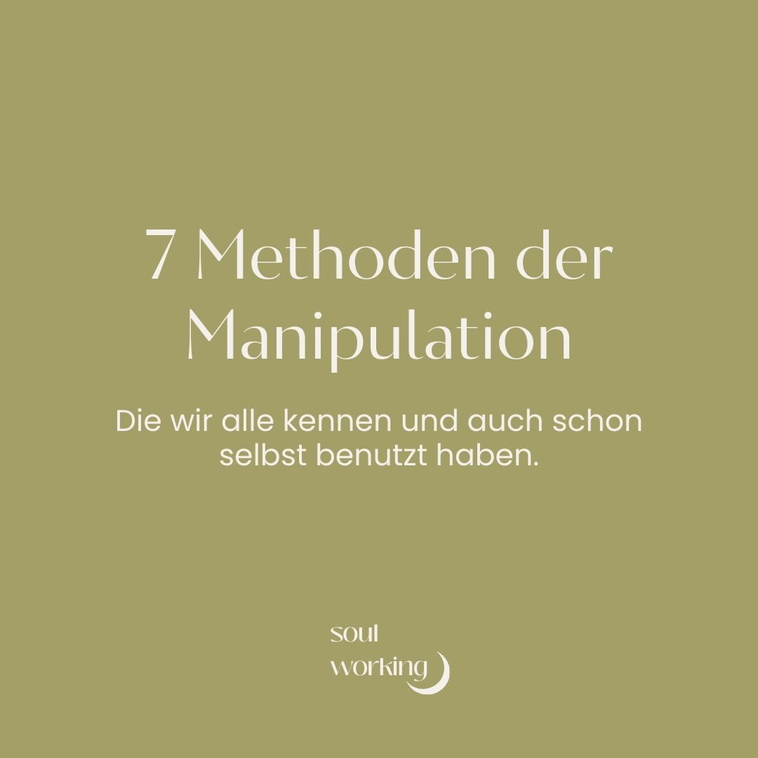 Manipulation ist menschlich.
Bewusstsein ist eine Entscheidung.

Diese 7 Methoden kennen wir alle. Aus Beziehungen, Familie und Arbeit. Manchmal von anderen. Manchmal von uns selbst.

Nicht um Schuld zu verteilen, sondern um ehrlicher zu werden.

Wie