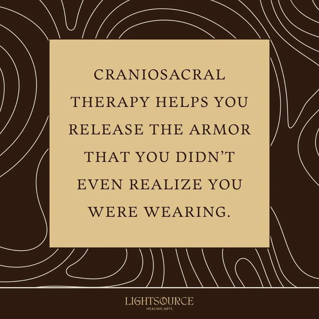 Craniosacral Therapy helps you release the armor you didn&rsquo;t even realize you were wearing.

This gentle, non-invasive work is especially effective at releasing physical and emotional tension within the body that you may not even be consciously 