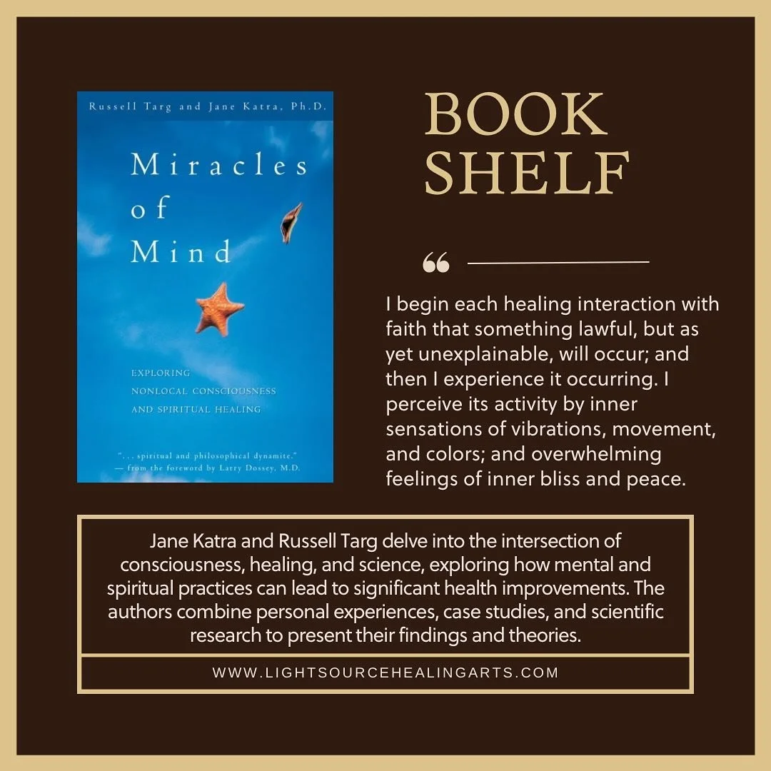 &ldquo;I begin each healing interaction with faith that something lawful, yet unexplainable, will occur; and then I experience it happening. I perceive its activity through inner sensations of vibrations, movement, and colors, along with overwhelming