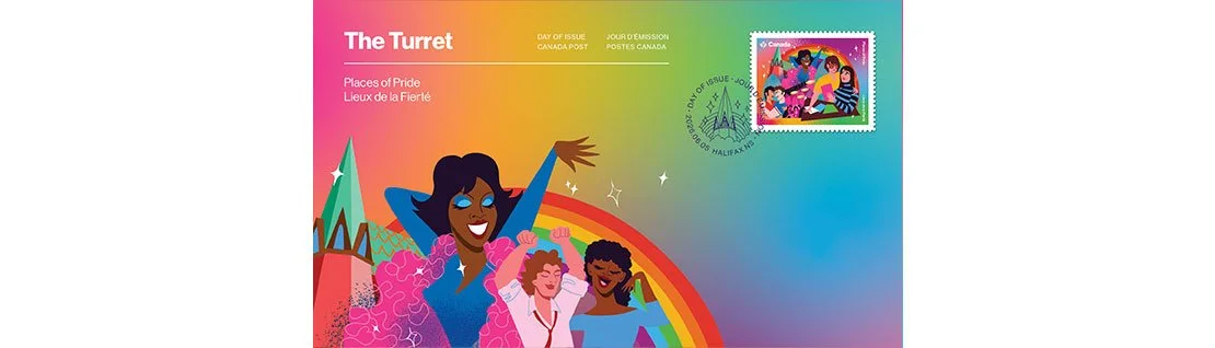 Turret Club featured in Canada Post’s Places of Pride 2026 four-stamp issue