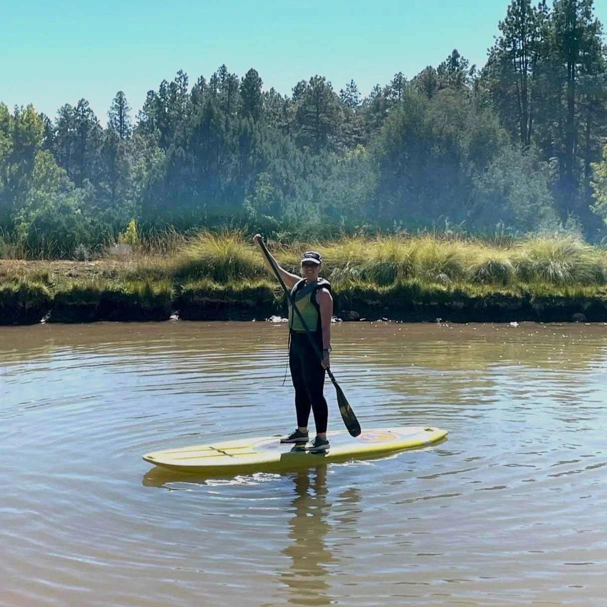 Laura Boldt CFP paddle boarding in Oregon USA