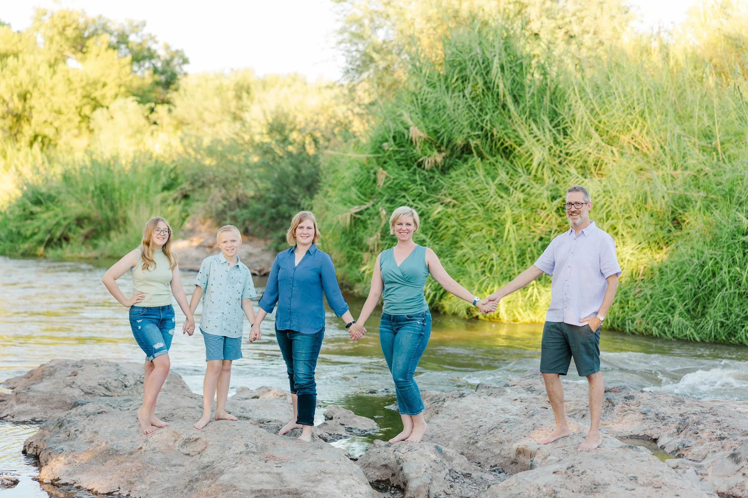 Laura Boldt CFP with family in Scottsdale Arizona